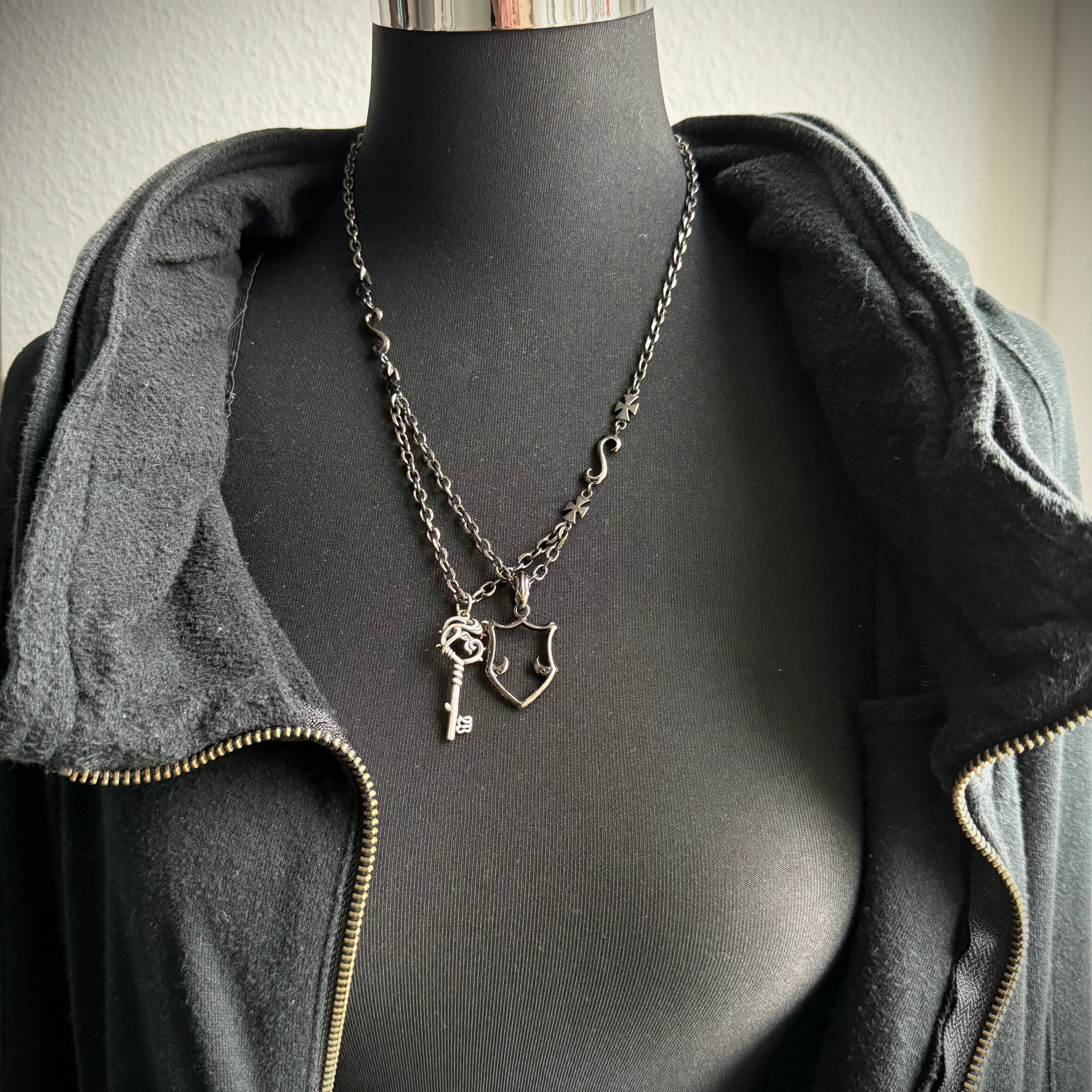 William Wallace Tribal Key Necklace
