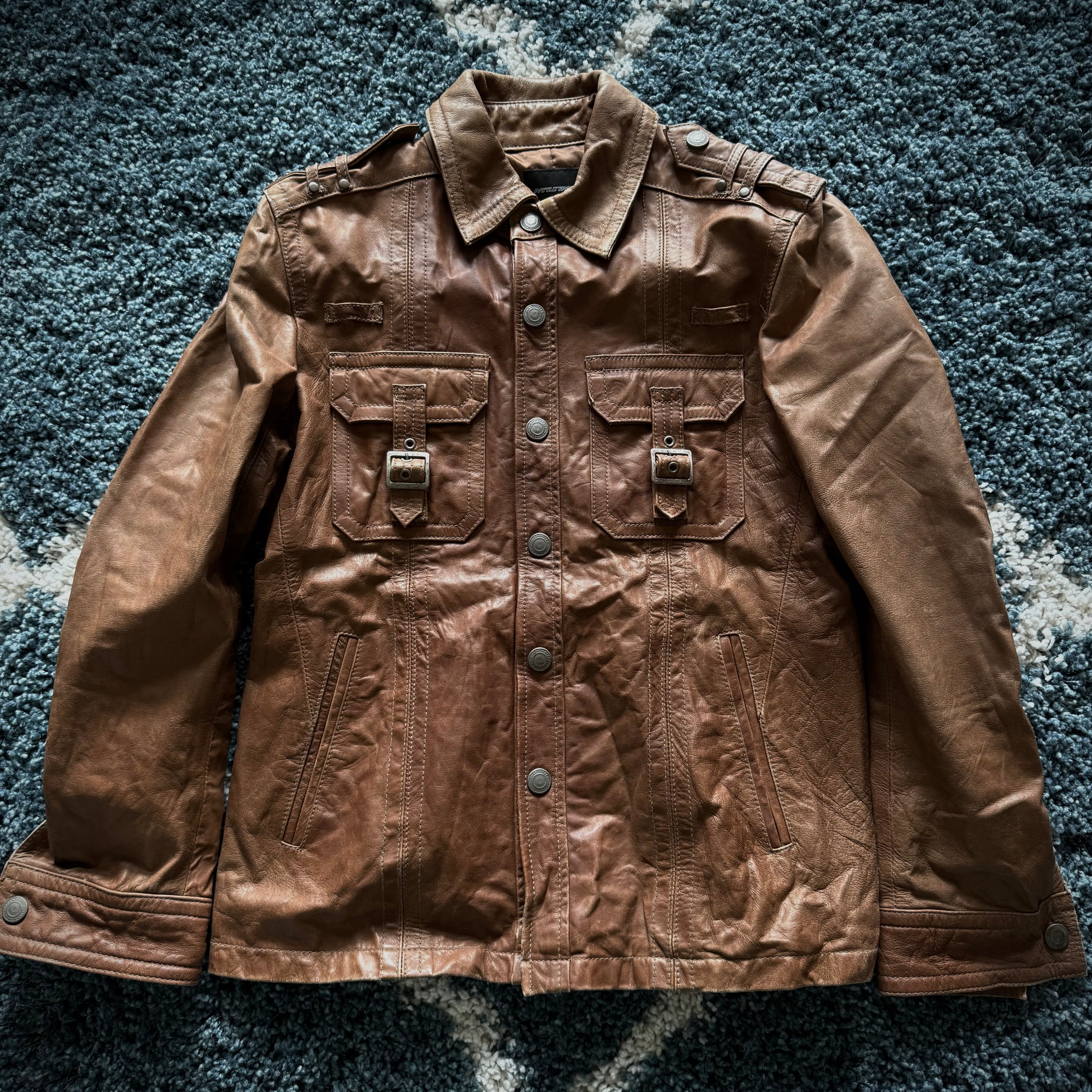 Rattle Trap Vintage Leather military jacket