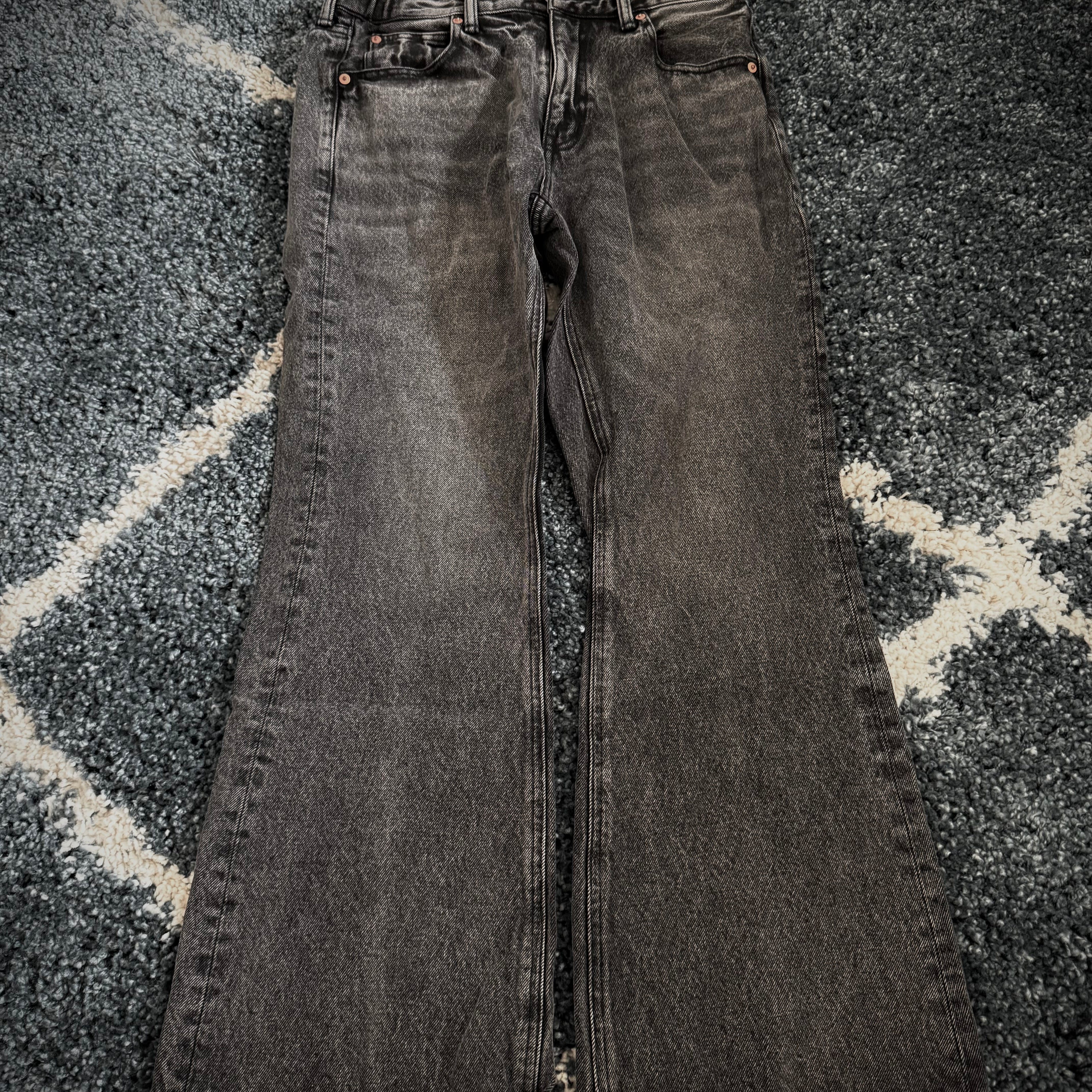 RB pusher flared denim