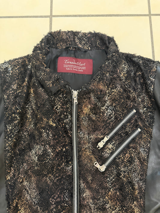 Tornado Mart Abstract Python Glitter Jacket