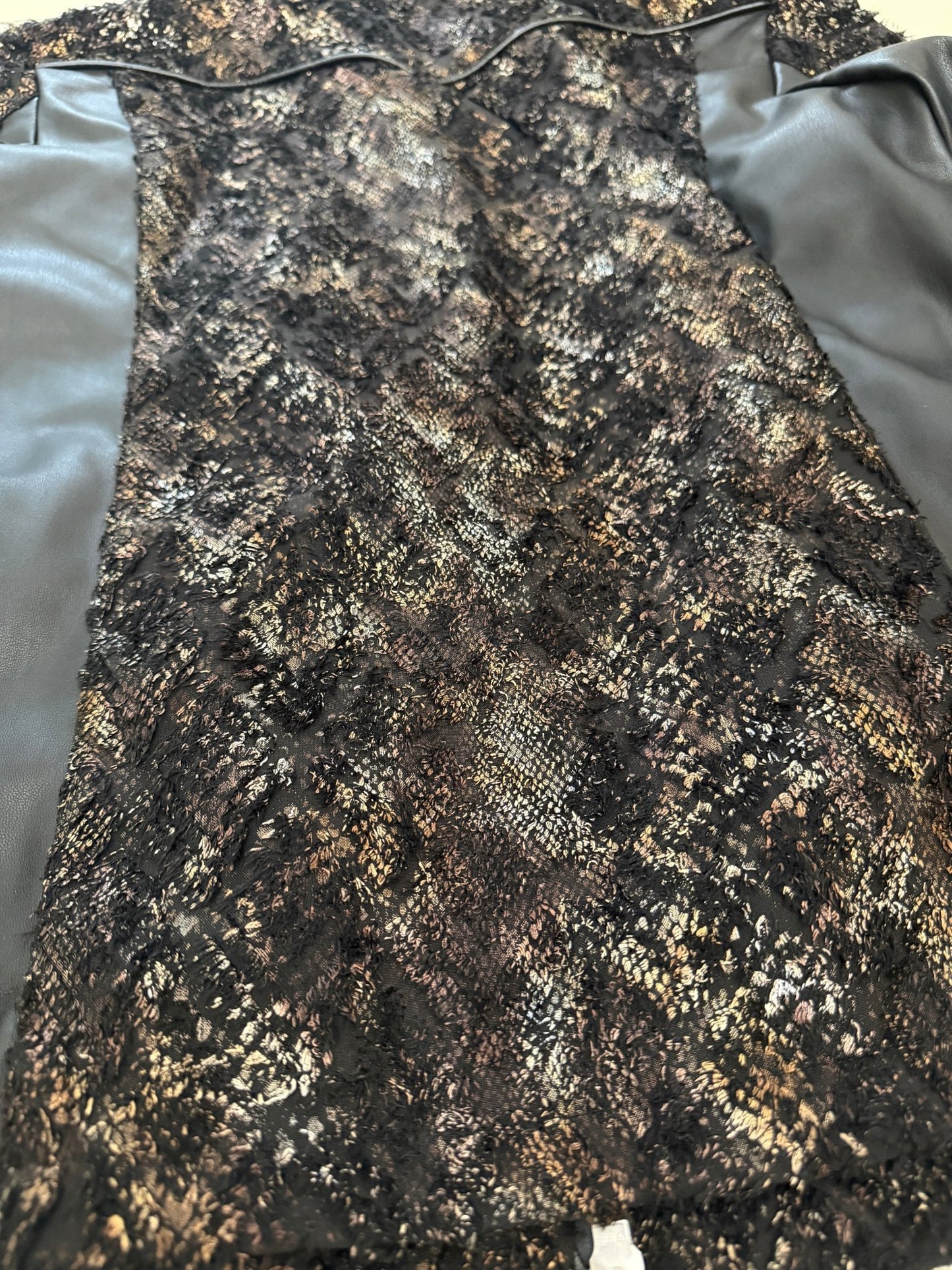 Tornado Mart Abstract Python Glitter Jacket - wintexarchive