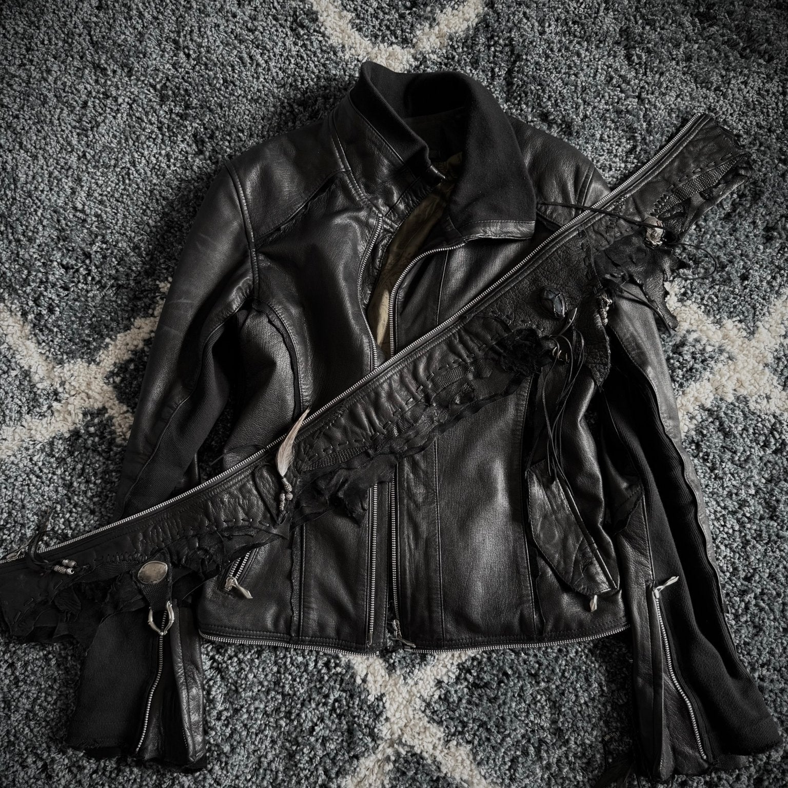 14th Addiction Custom Beat It Leather Jacket - wintexarchive