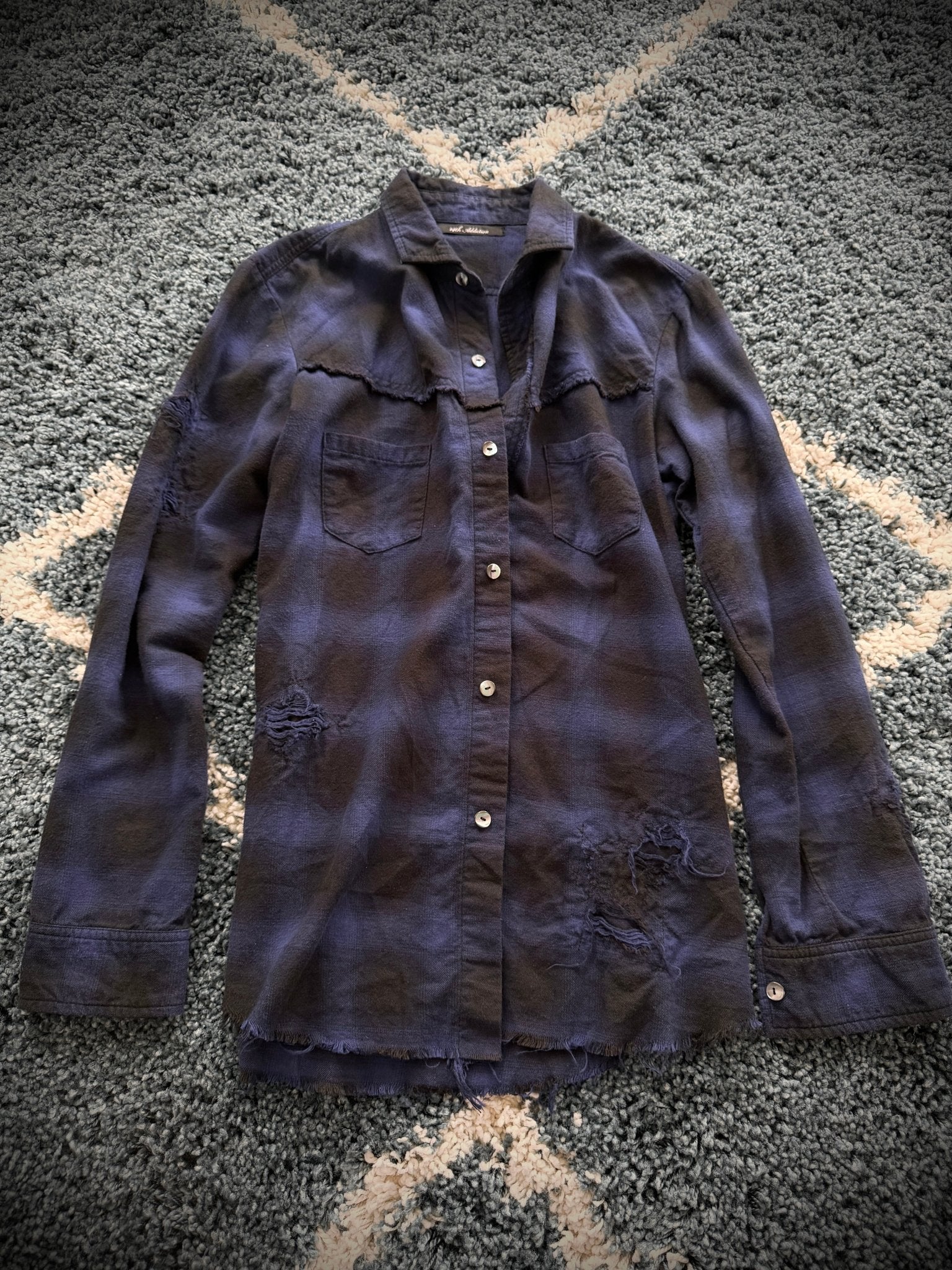 14th Addiction Distressed Flannel - wintexarchive