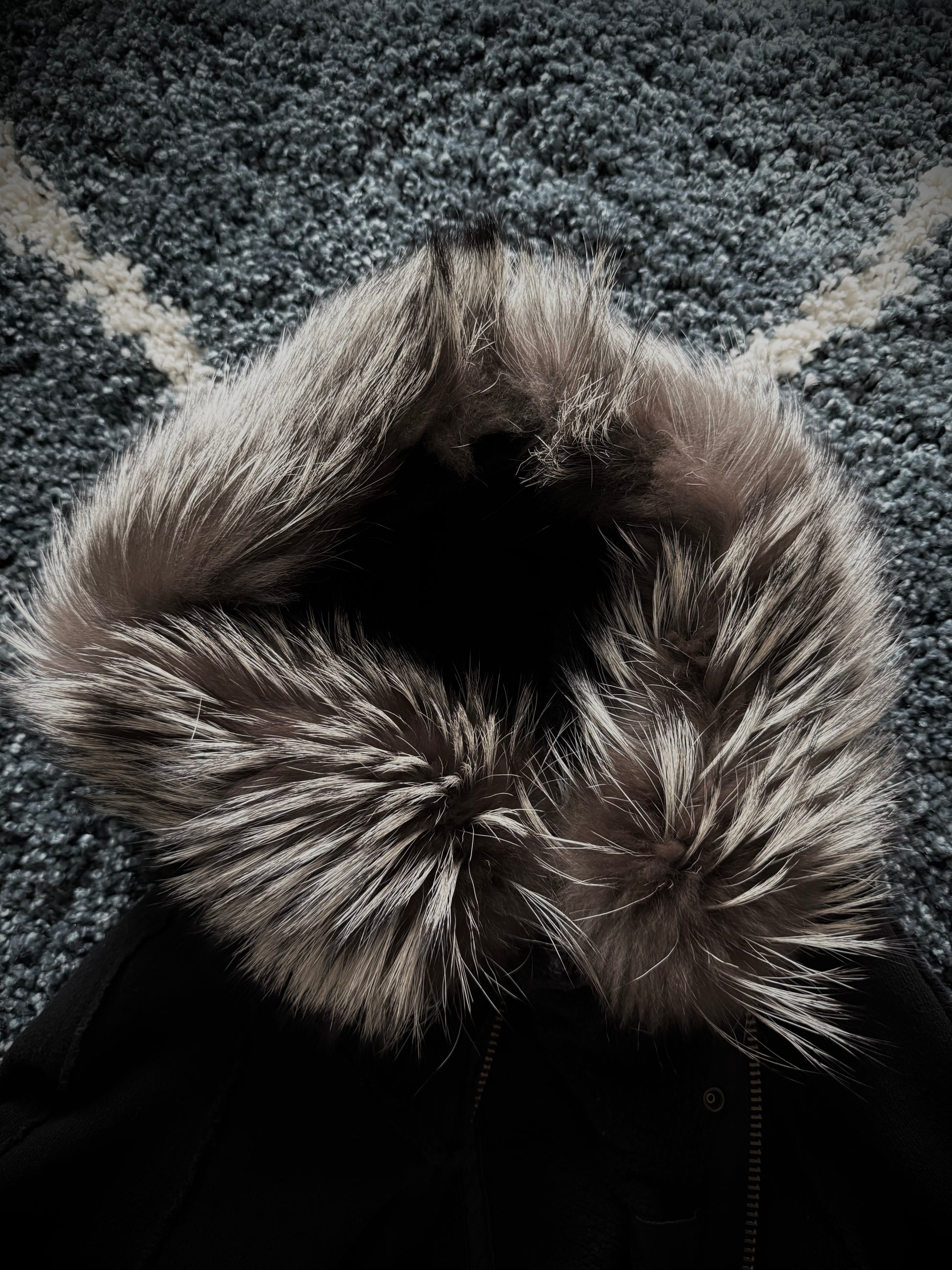 L.G.B. Fox Fur Trim Parka