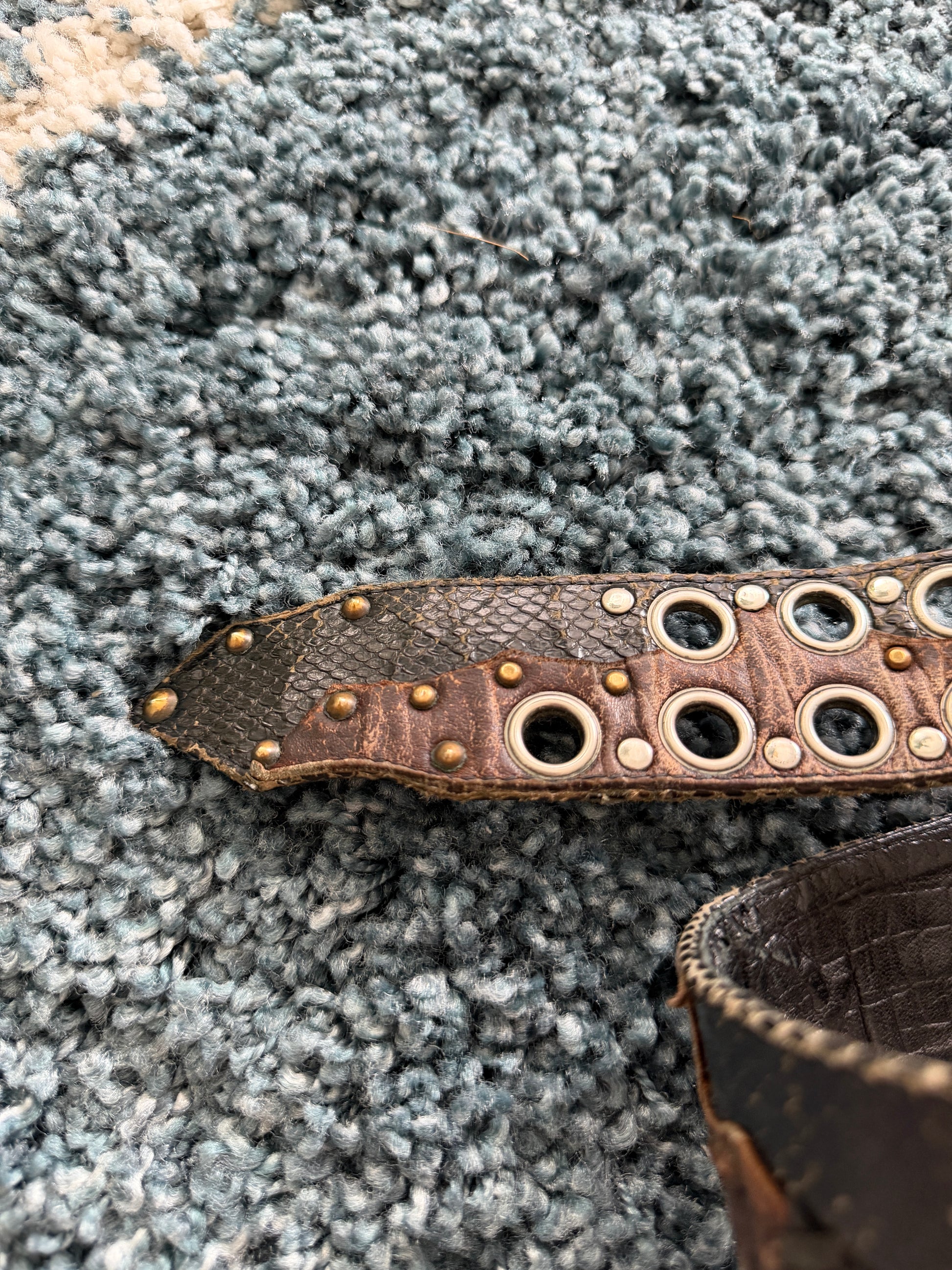 KMRII OG SNAKE & CROC BELT