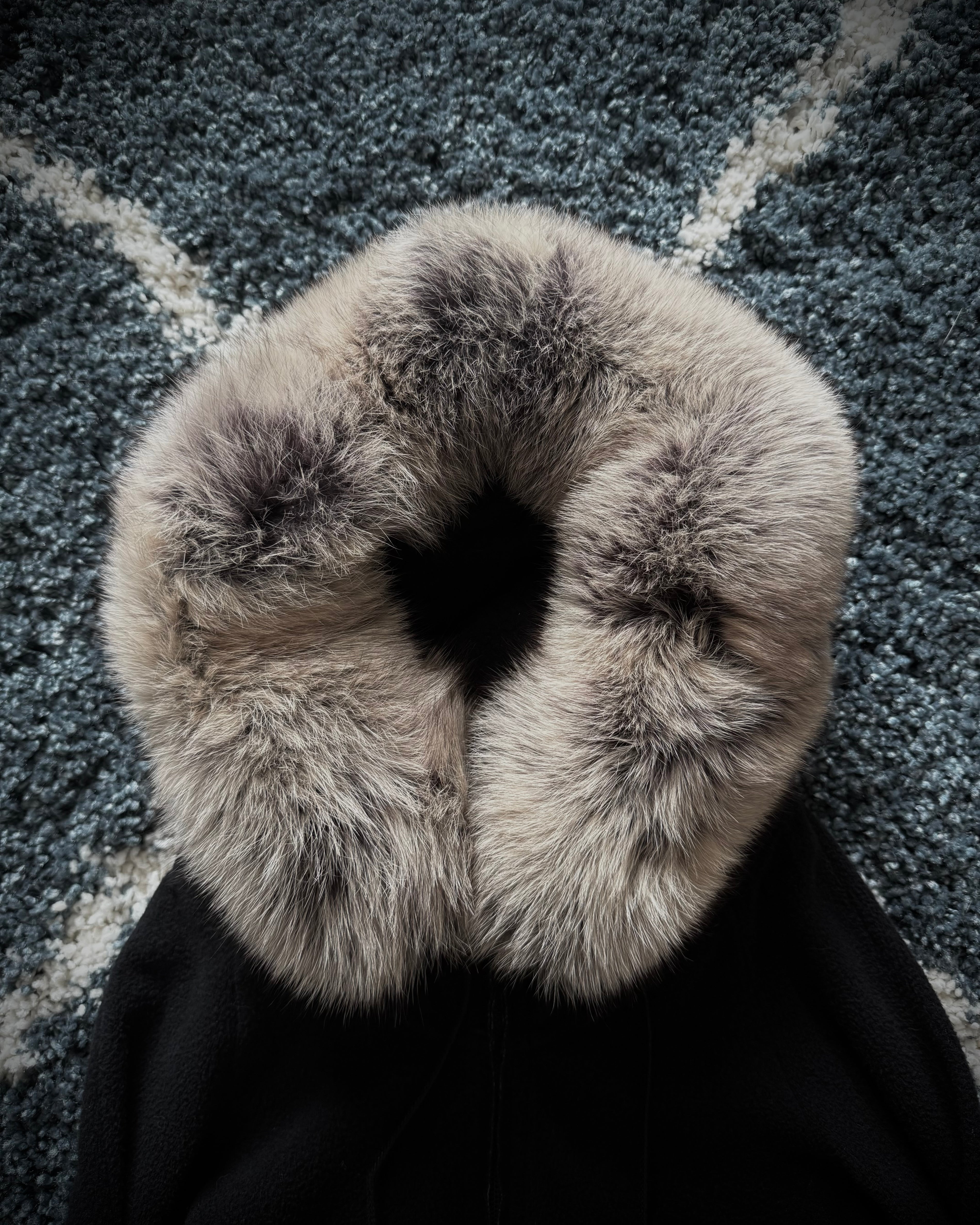 Ifsixwasnine „Midnight“ Fox Fur Trim Parka