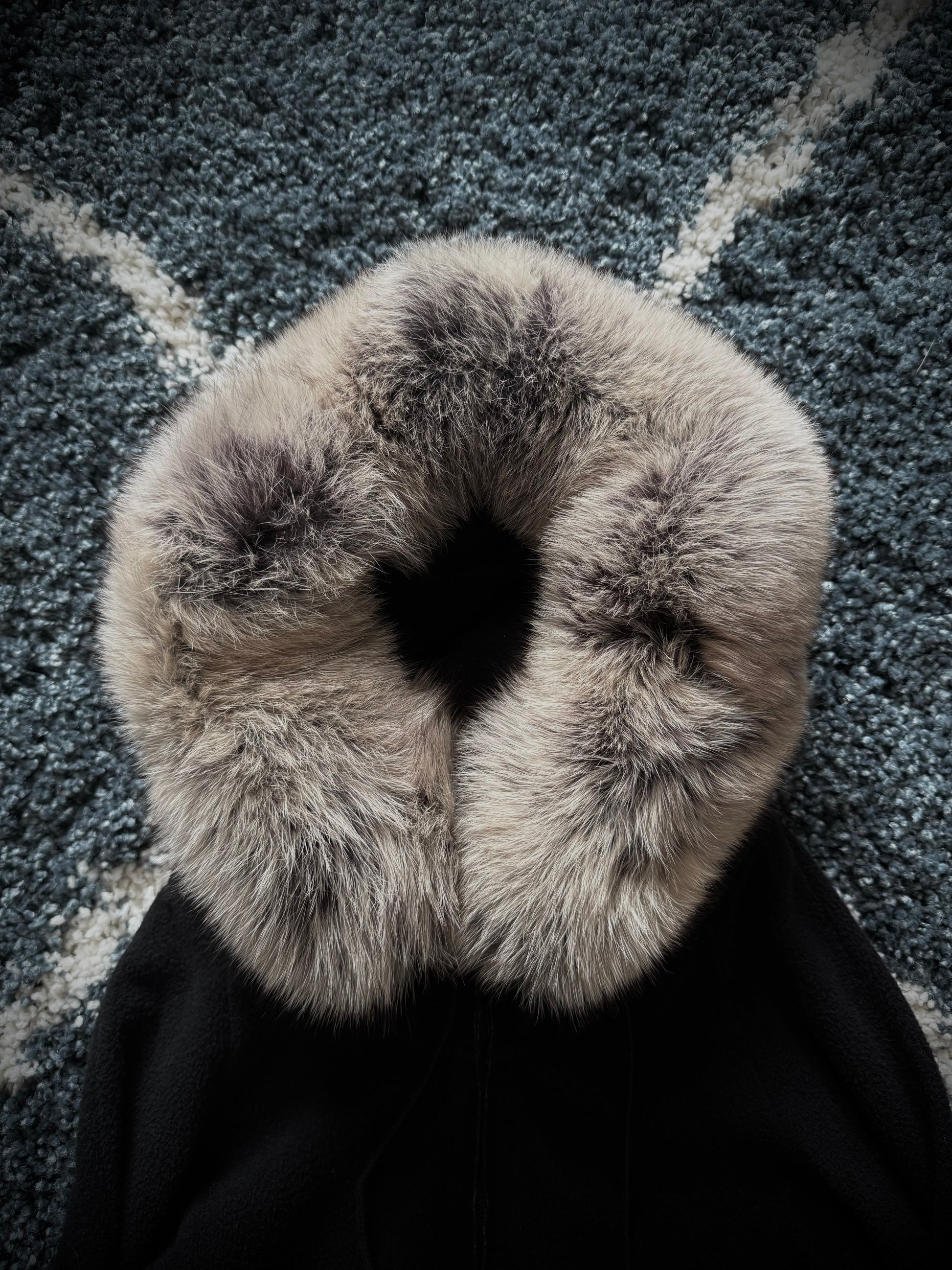 Ifsixwasnine „Midnight“ Fox Fur Trim Parka