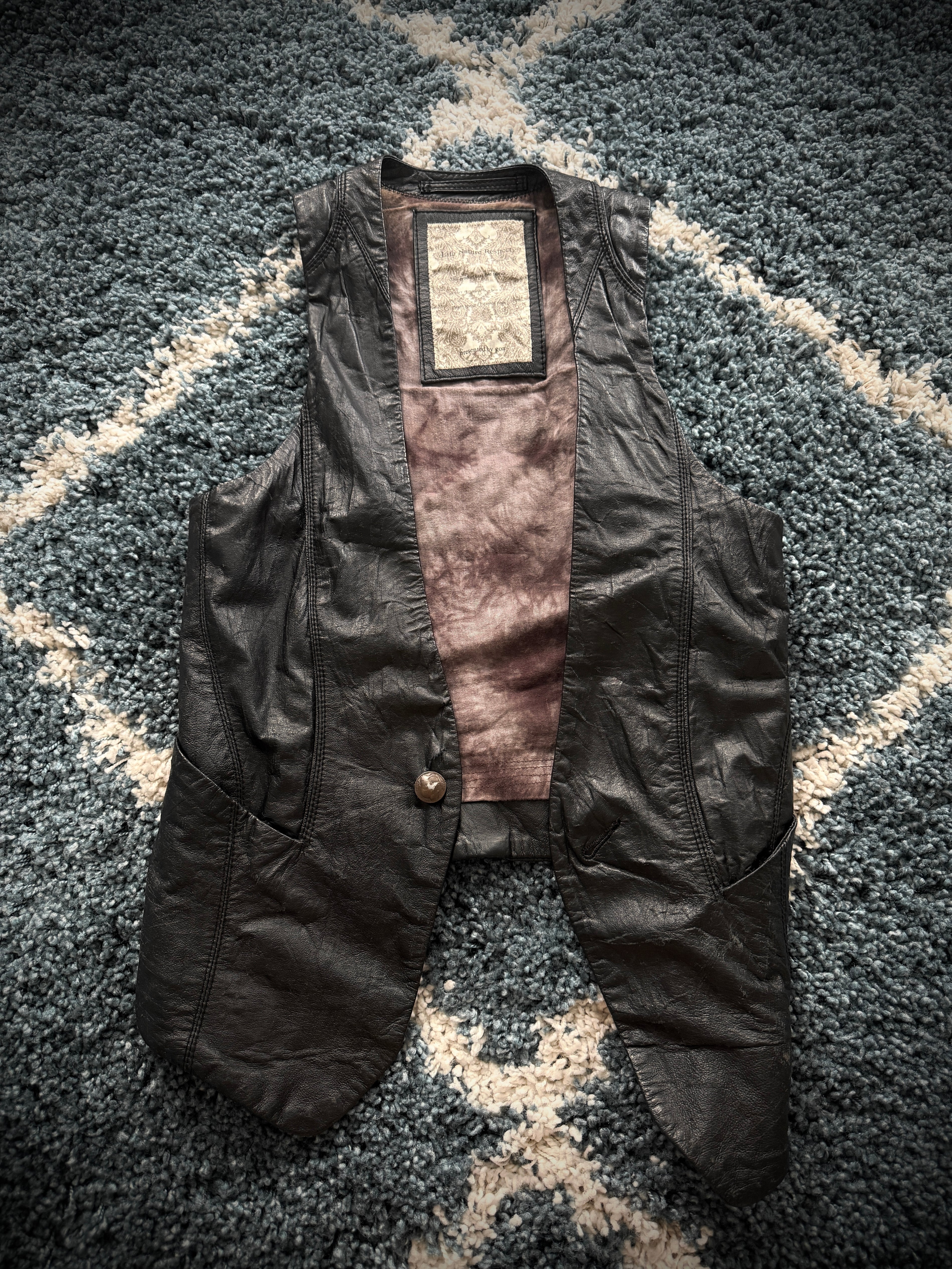 G.O.A Leather Buffalo Coin Vest