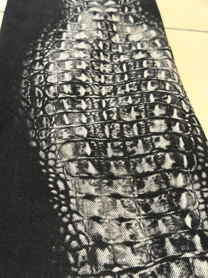 5351 Pour Les Hommes Crocodile Flared Pants - wintexarchive