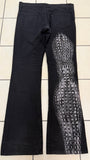 5351 Pour Les Hommes Crocodile Flared Pants - wintexarchive