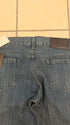 5351 Pour Les Hommes Distressed Python Flared Denim Pants - wintexarchive