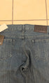 5351 Pour Les Hommes Distressed Python Flared Denim Pants - wintexarchive