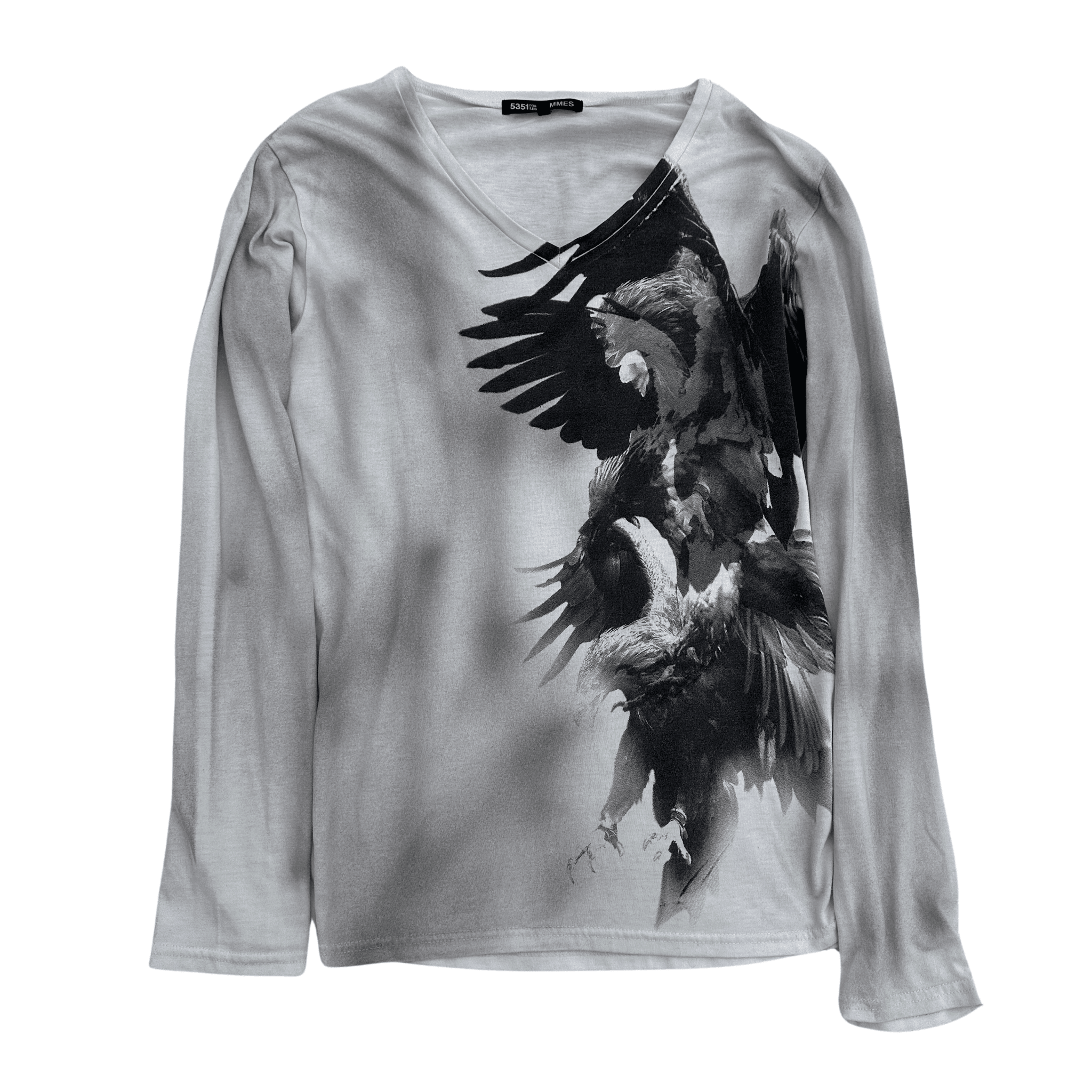 5351 Pour Les Hommes washed Eagle Longsleeve - wintexarchive
