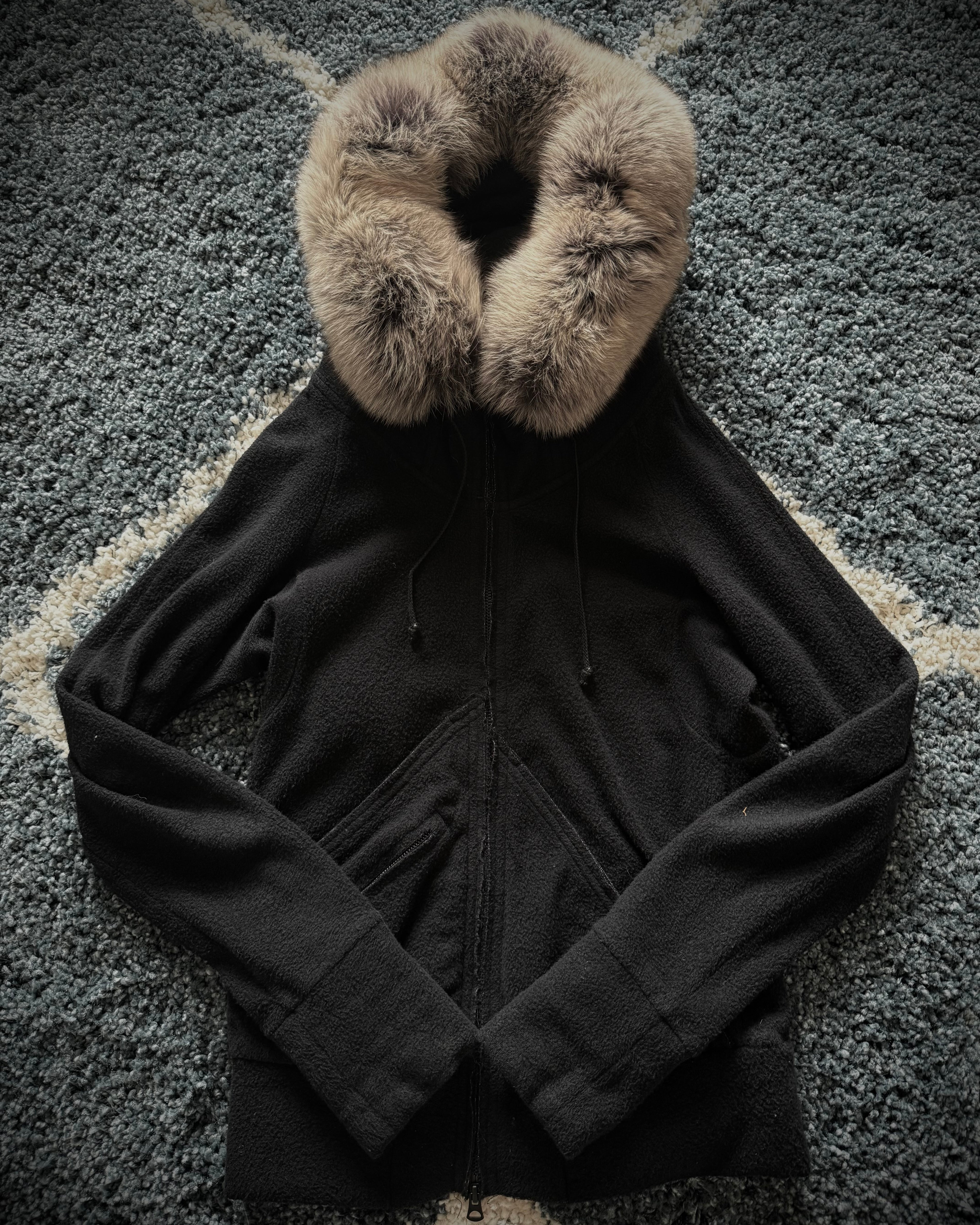 Ifsixwasnine „Midnight“ Fox Fur Trim Parka