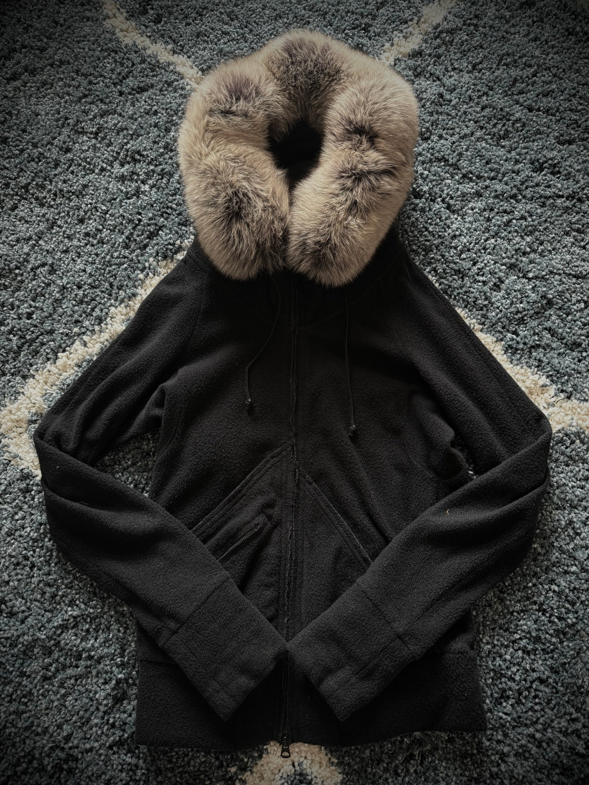 Ifsixwasnine „Midnight“ Fox Fur Trim Parka