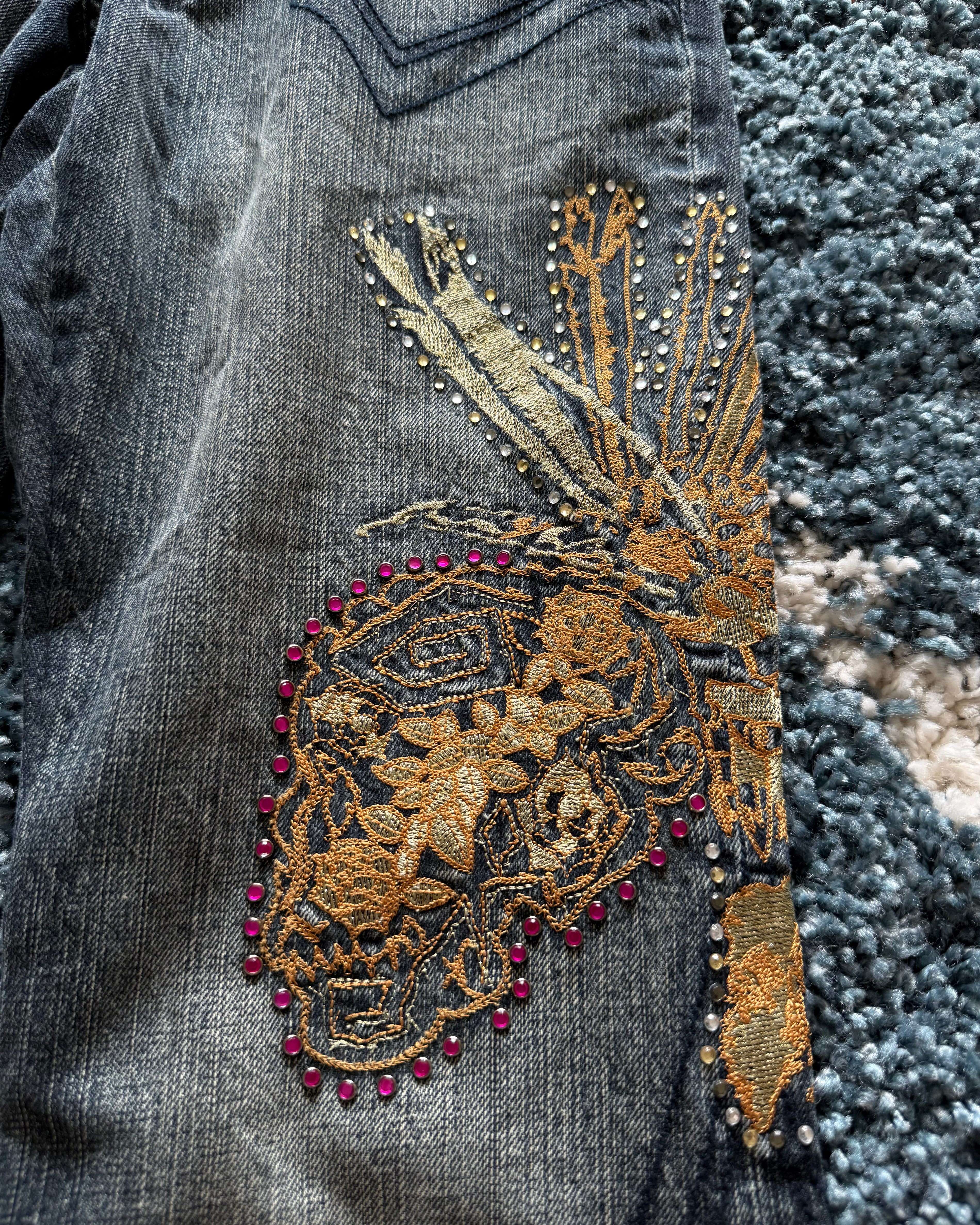 Tornado Mart Tribal flared Jeans