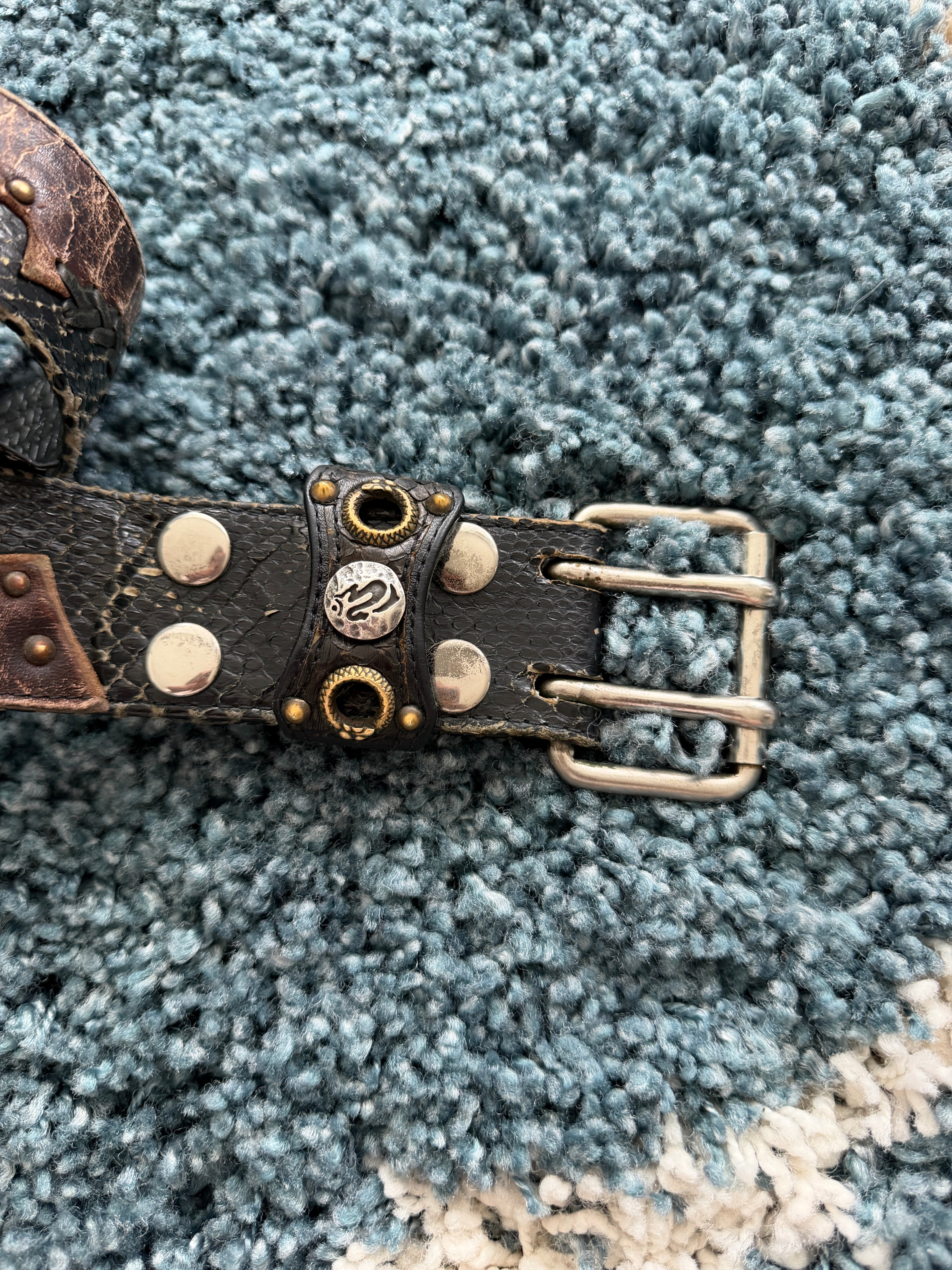 KMRII OG SNAKE & CROC BELT