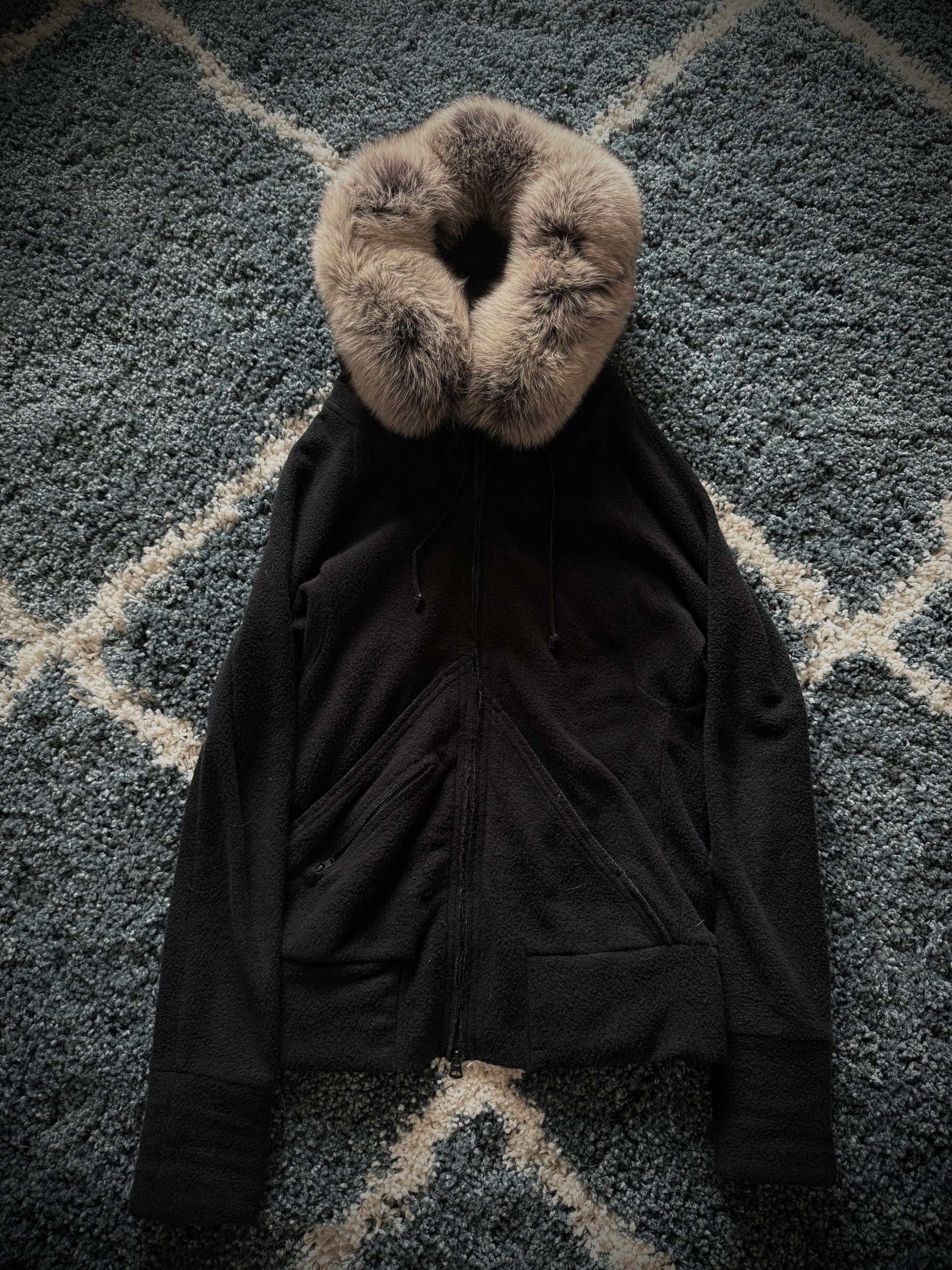 Ifsixwasnine „Midnight“ Fox Fur Trim Parka
