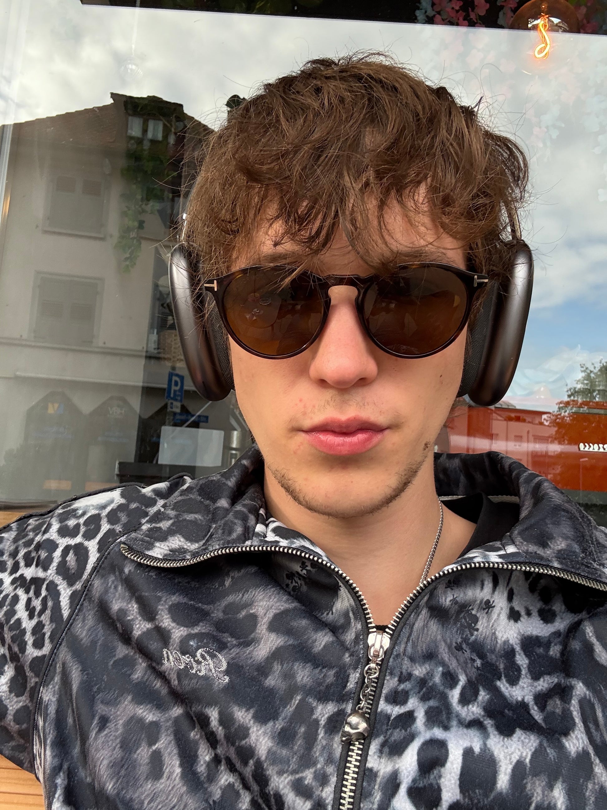 Roen Leopard Track Jacket