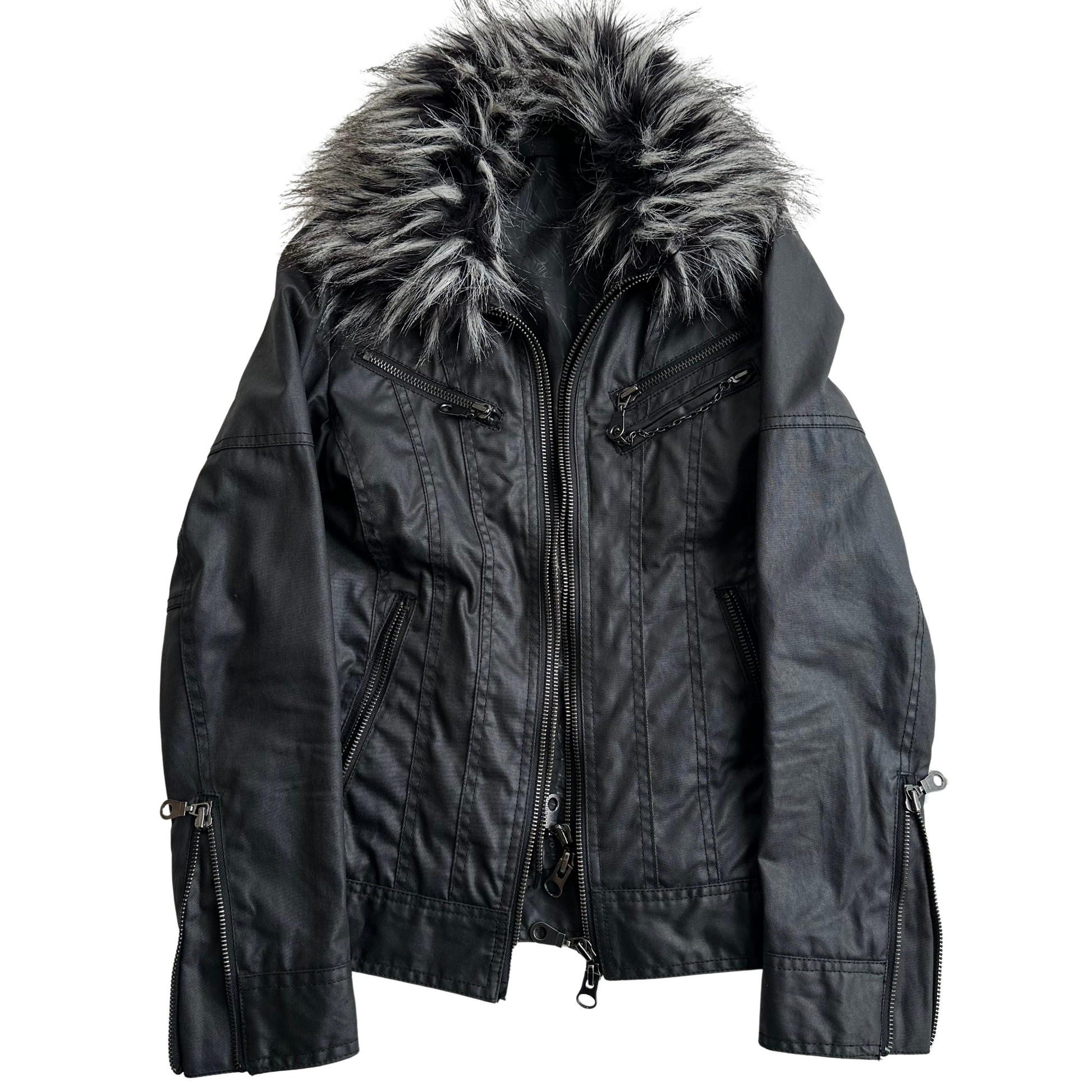 Fuga waxed fur rider Jacket