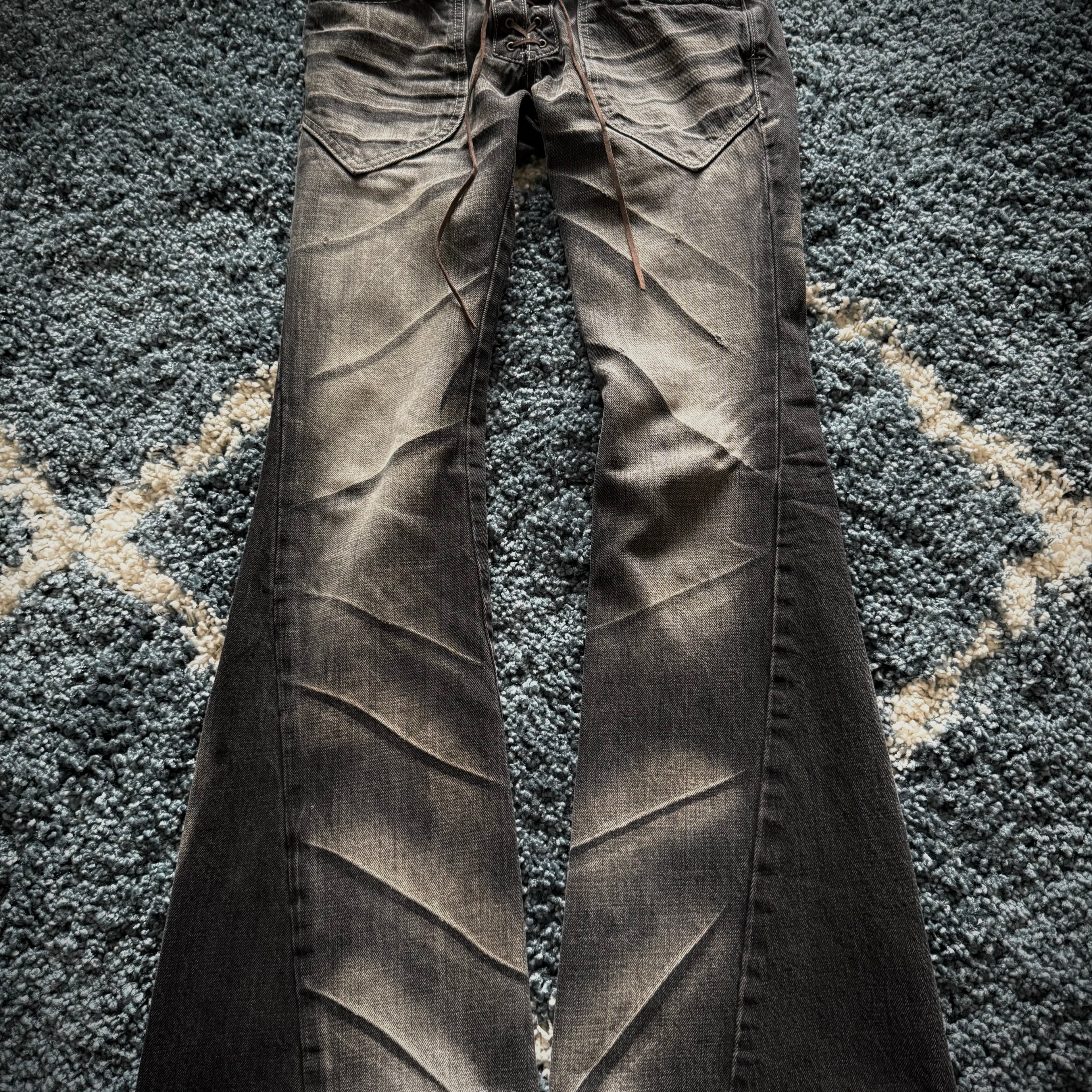 Tornado Mart Clawmark Laced Flared Pants