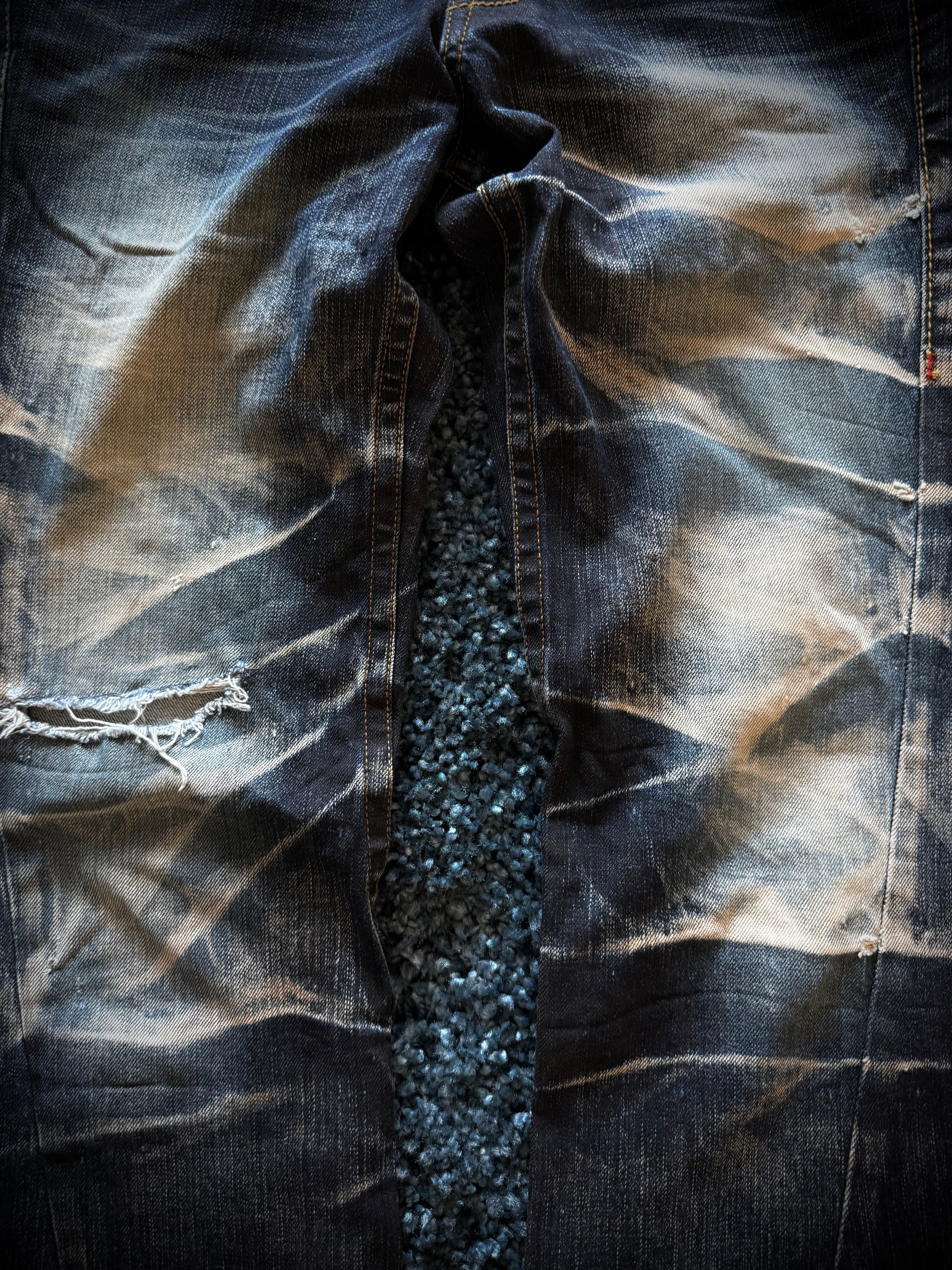 Tornado Mart Ocean washed flared jeans