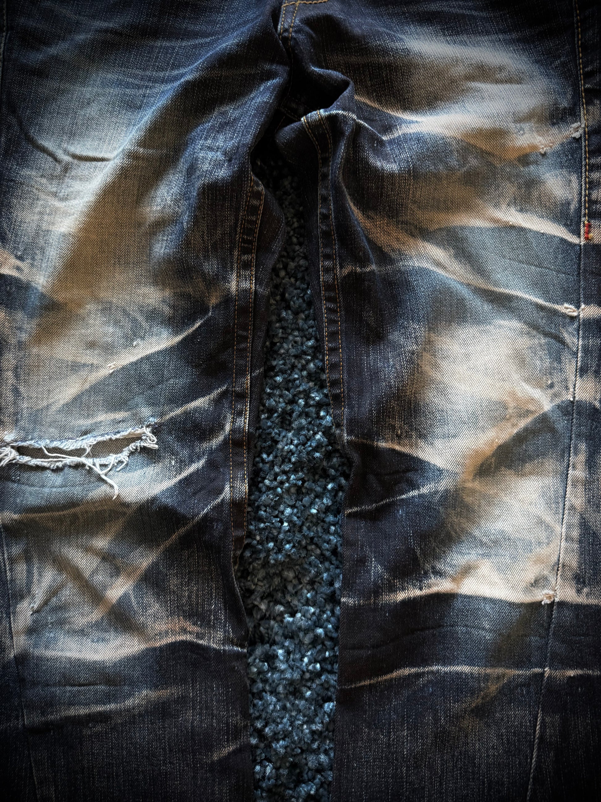 Tornado Mart Ocean washed flared jeans