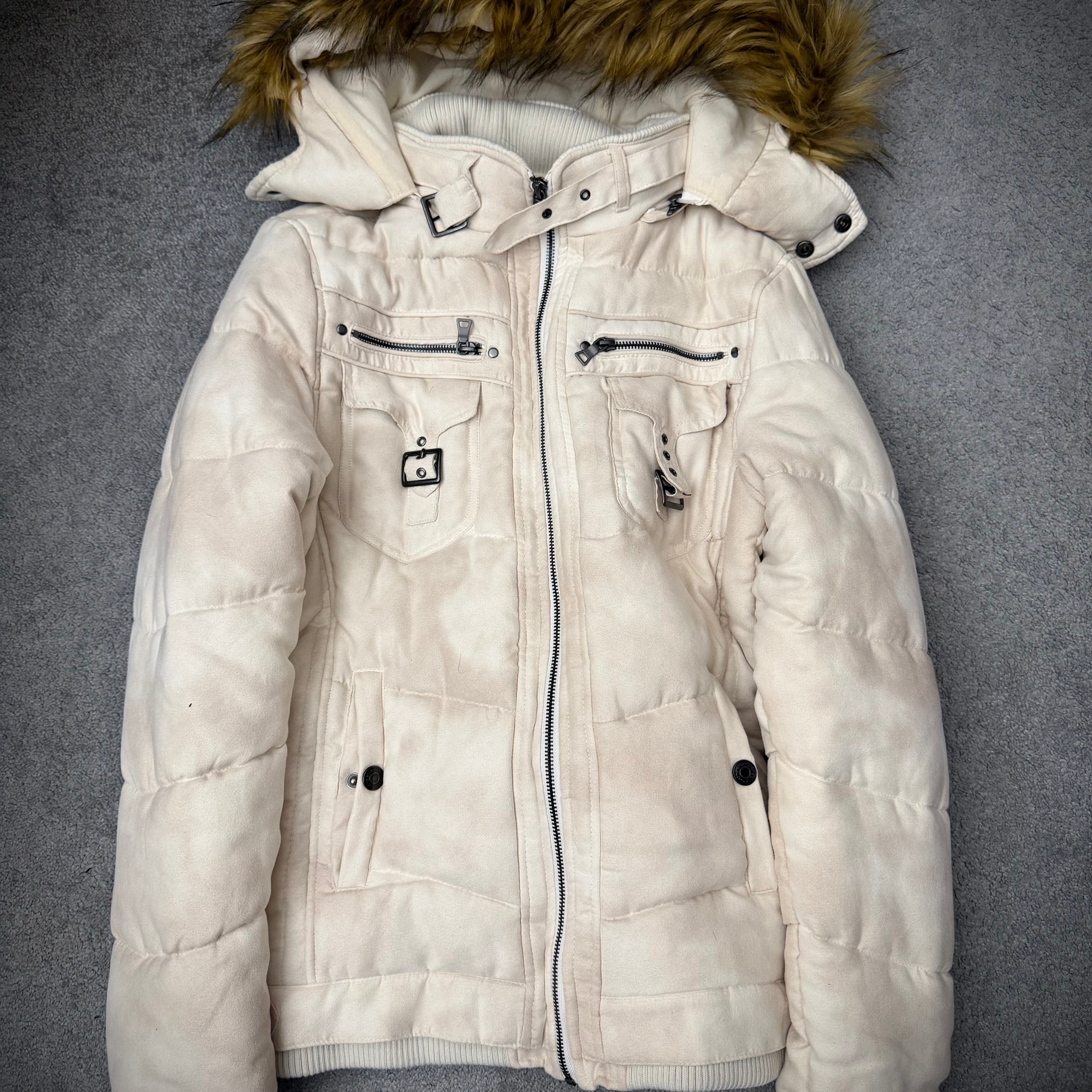 In The Attic Detachable Hood Puffer Jacket