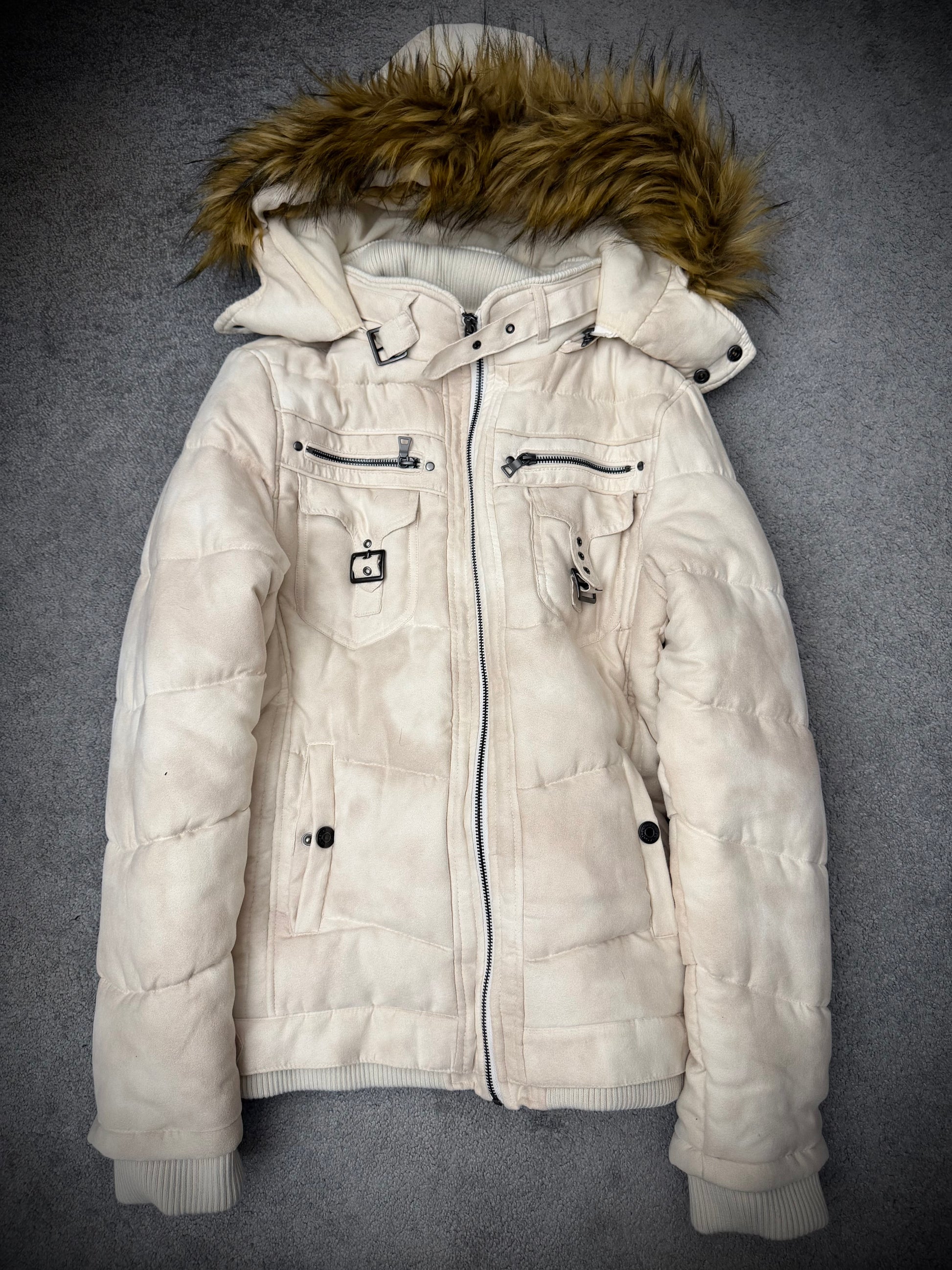 In The Attic Detachable Hood Puffer Jacket