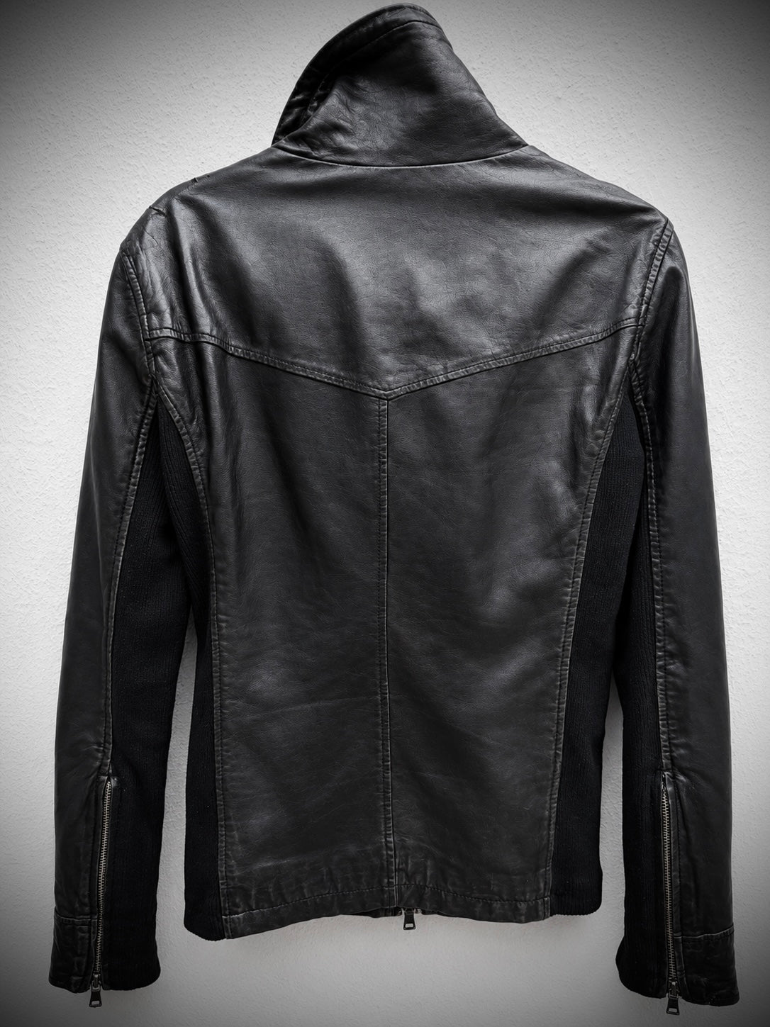 Buffalo Bobs High Neck Leather Jacket