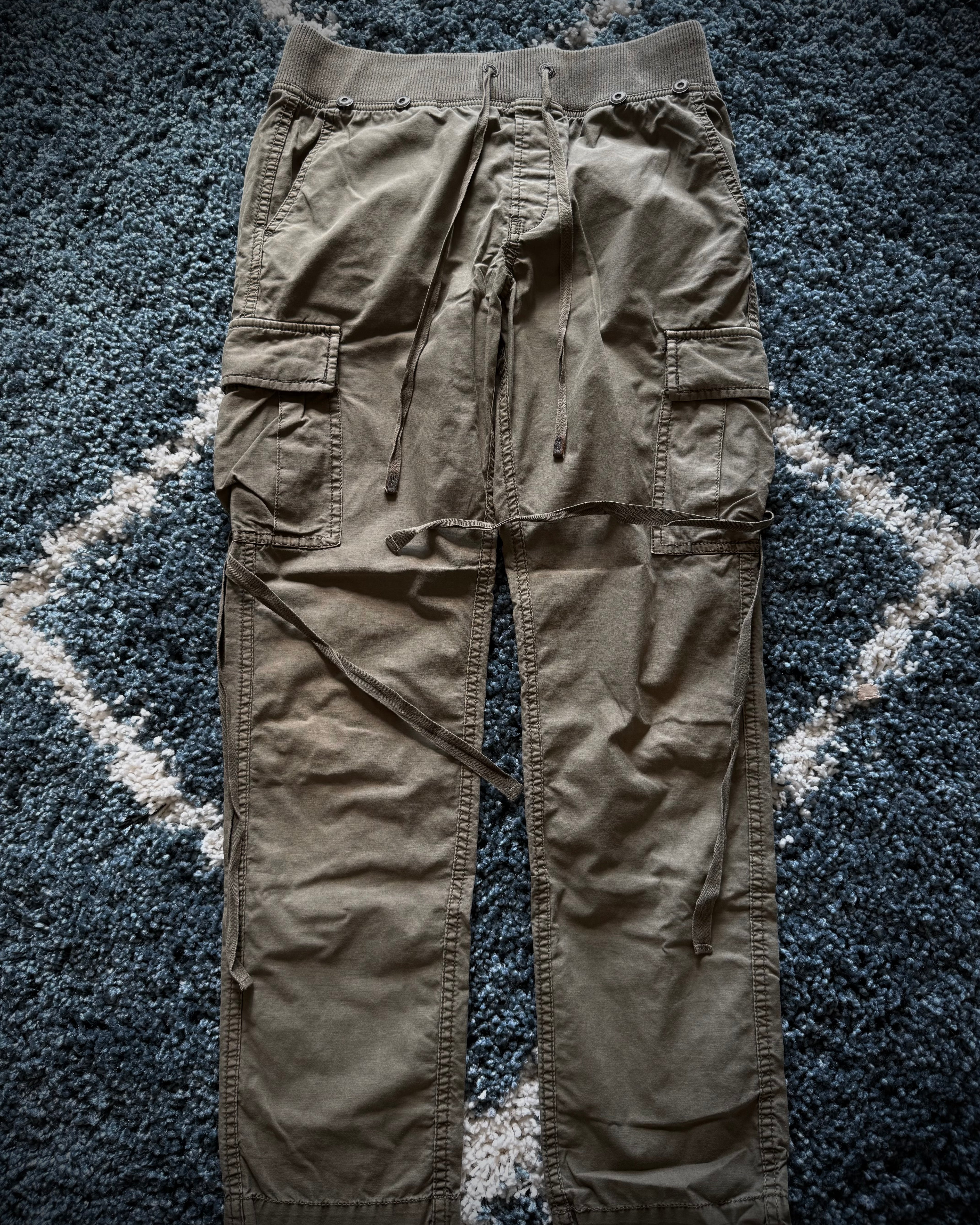 G.O.A military khaki tassels cargo pants