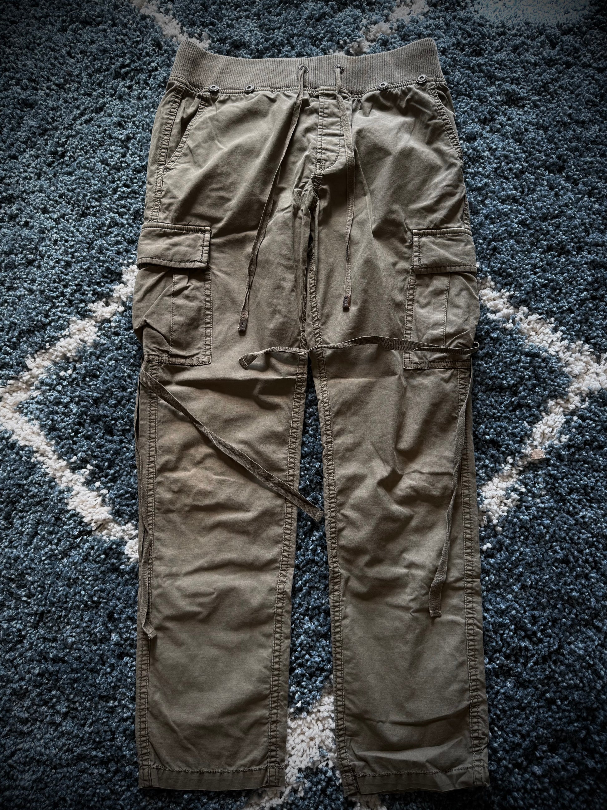 G.O.A military khaki tassels cargo pants