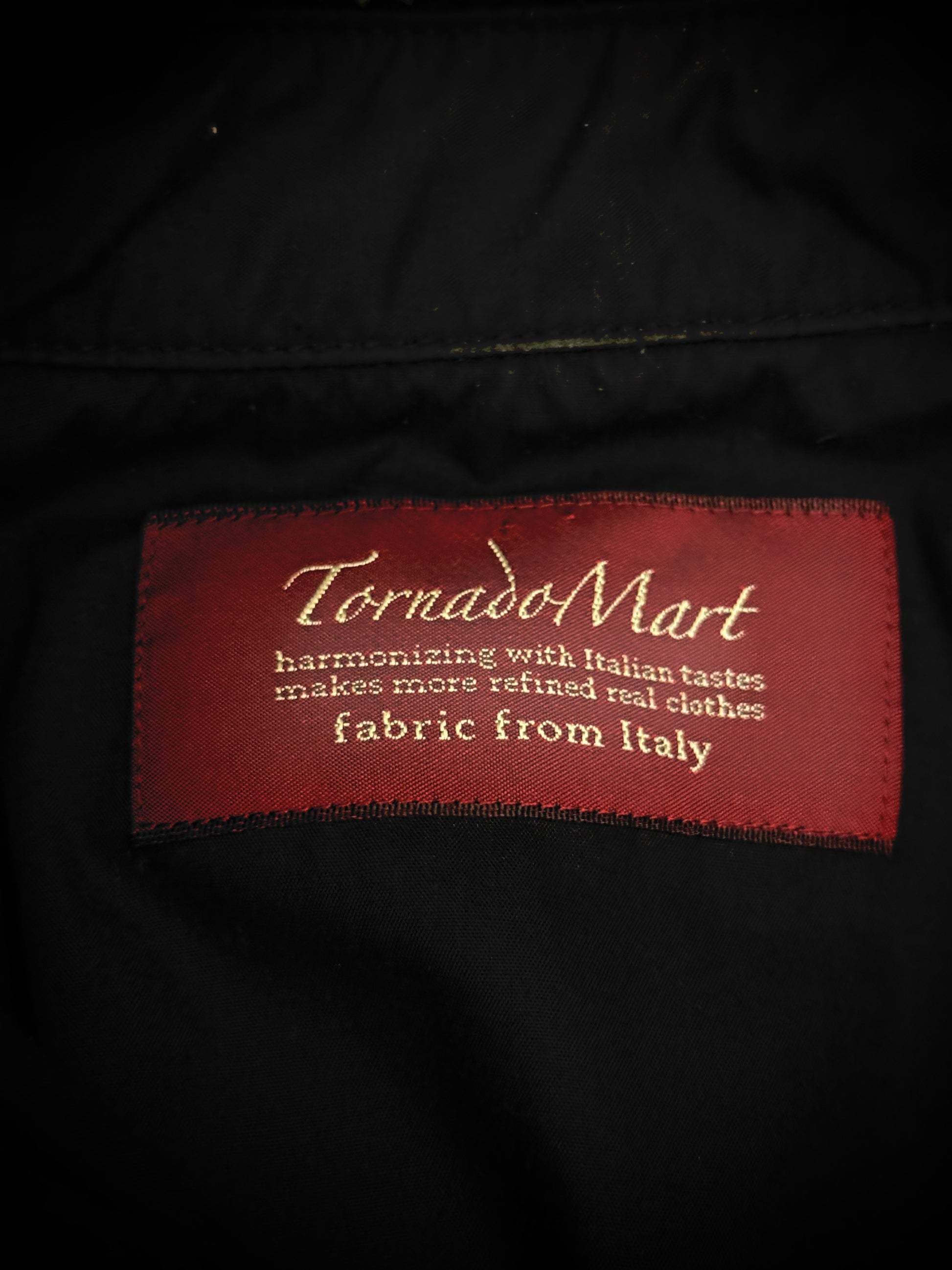 2012 Tornado Mart Italy fabric snakeskin jacket