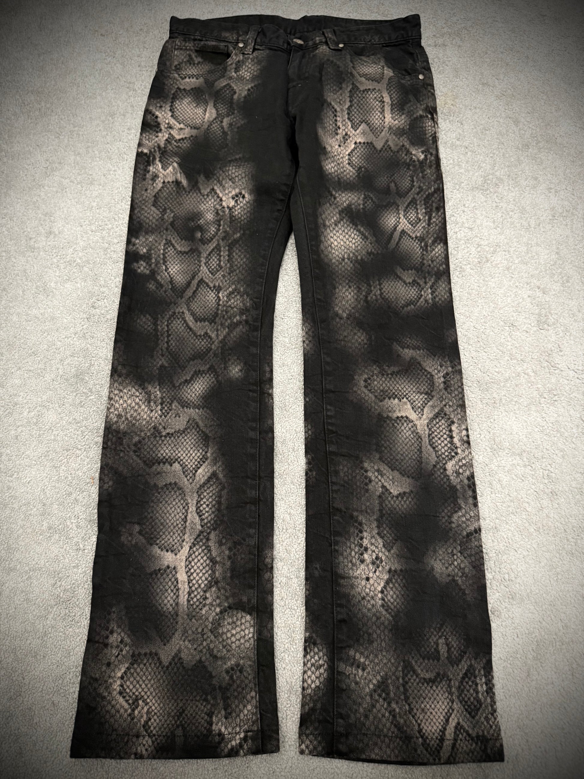 Tornado Mart Python madness bootcut pants