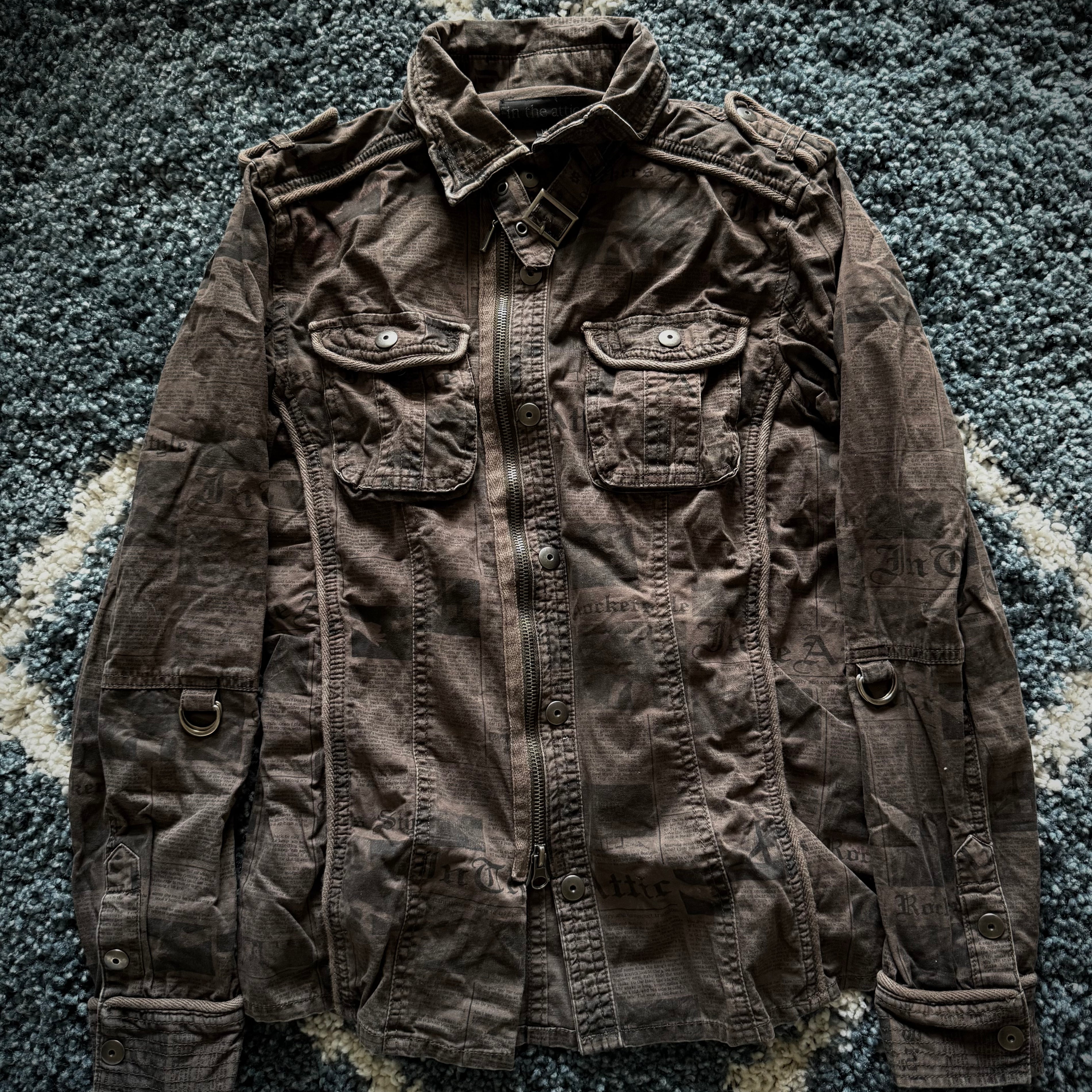 In the attic newspaper jacket