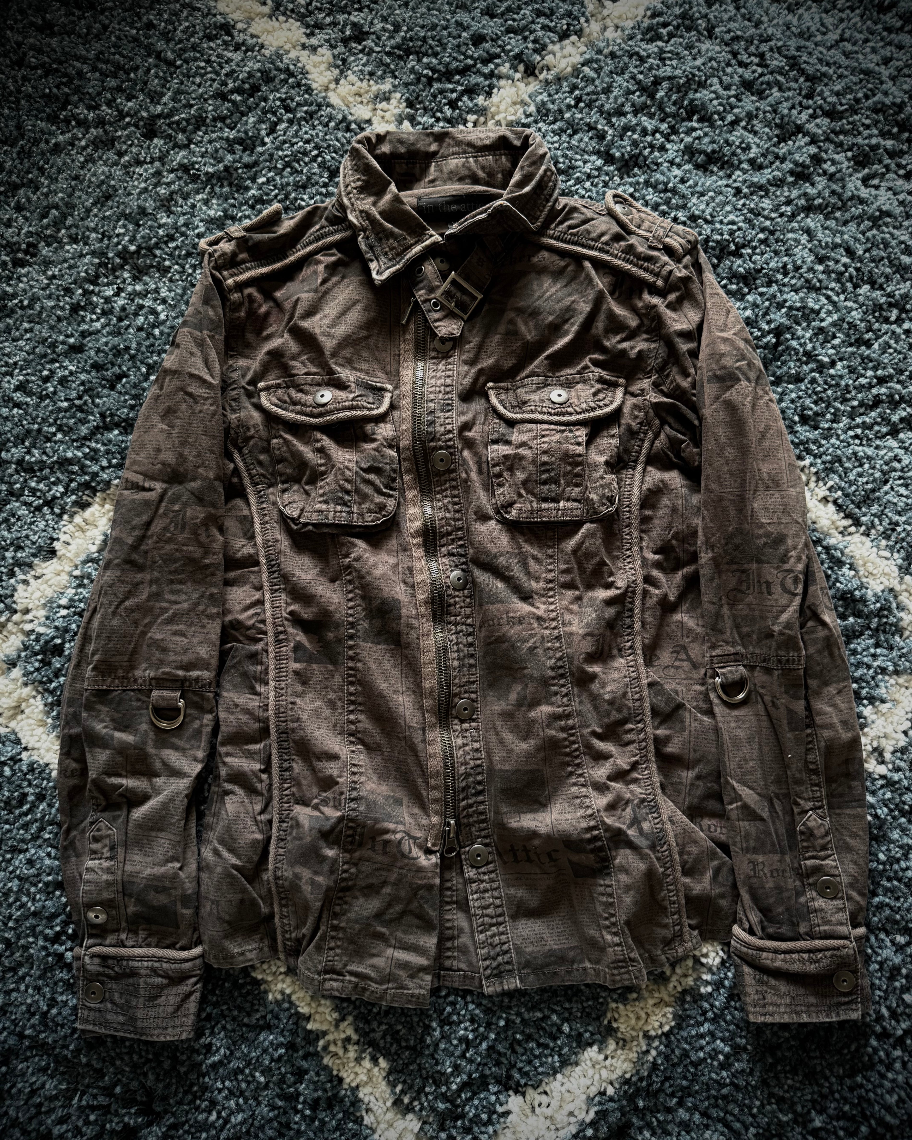 In the attic newspaper jacket