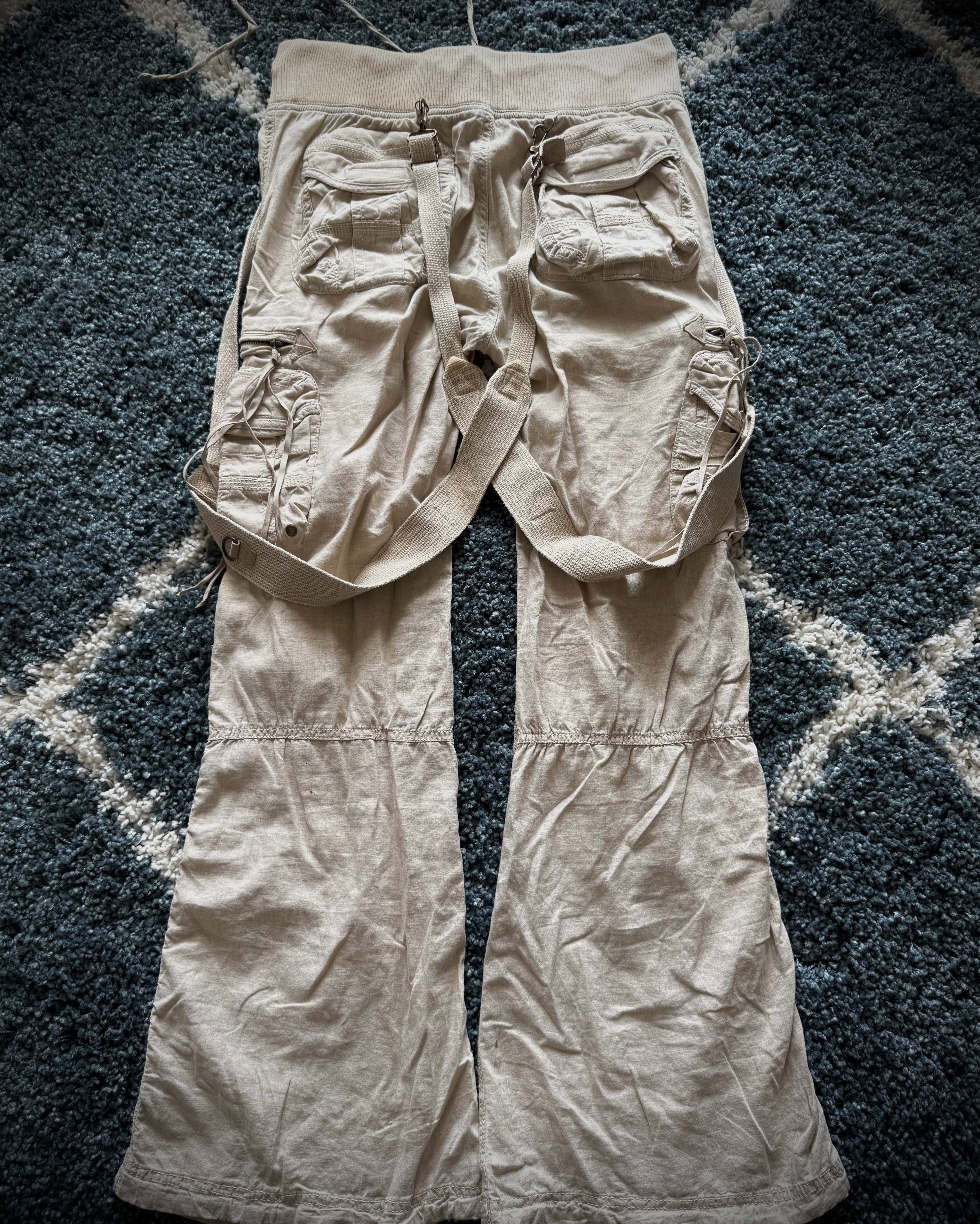 G.O.A flared suspender cargo pants
