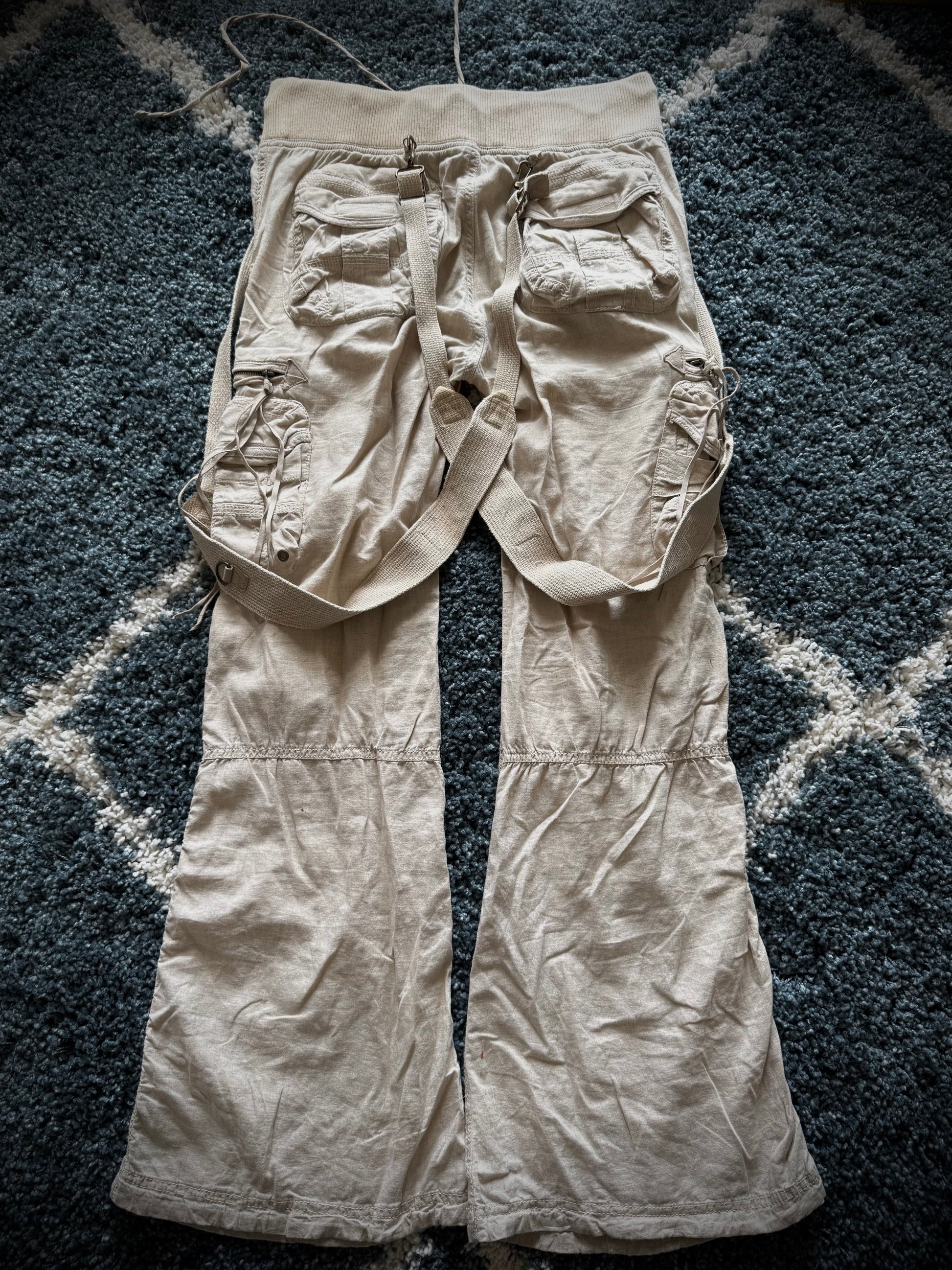G.O.A flared suspender cargo pants