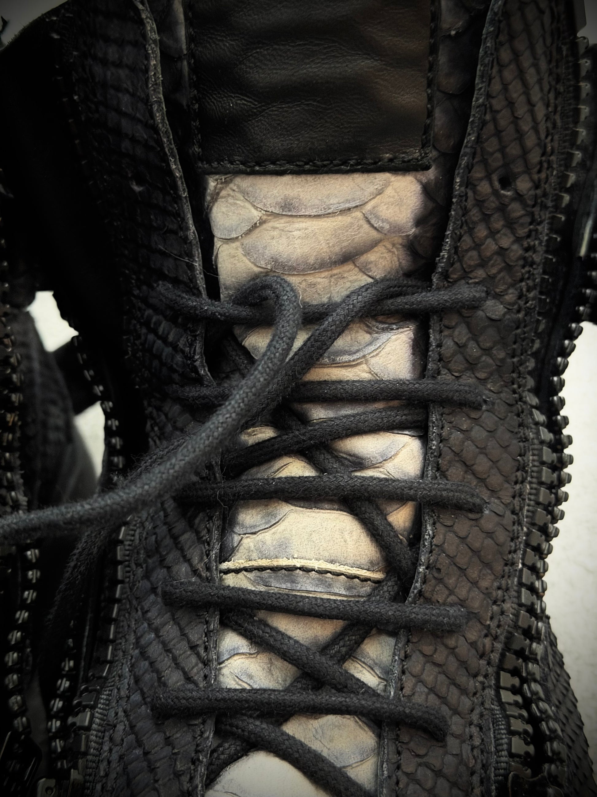 Giuseppe Zanotti x Lehmann Snakeskin Sneaker