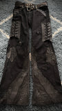 Shohei Takamiya Custom Snakeskin Flared Pierced Pants