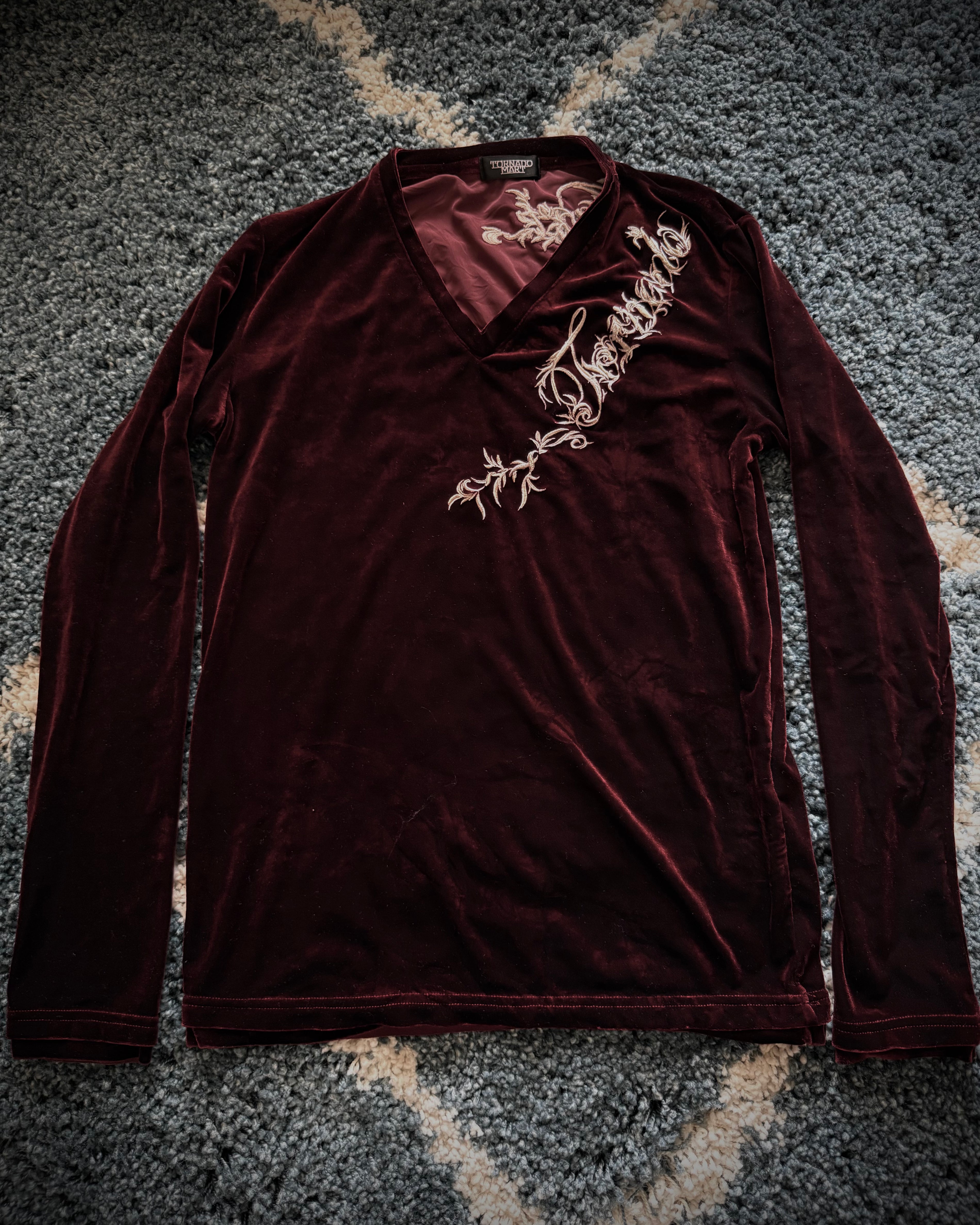 Tornado Mart Tribal Velour Longsleeve
