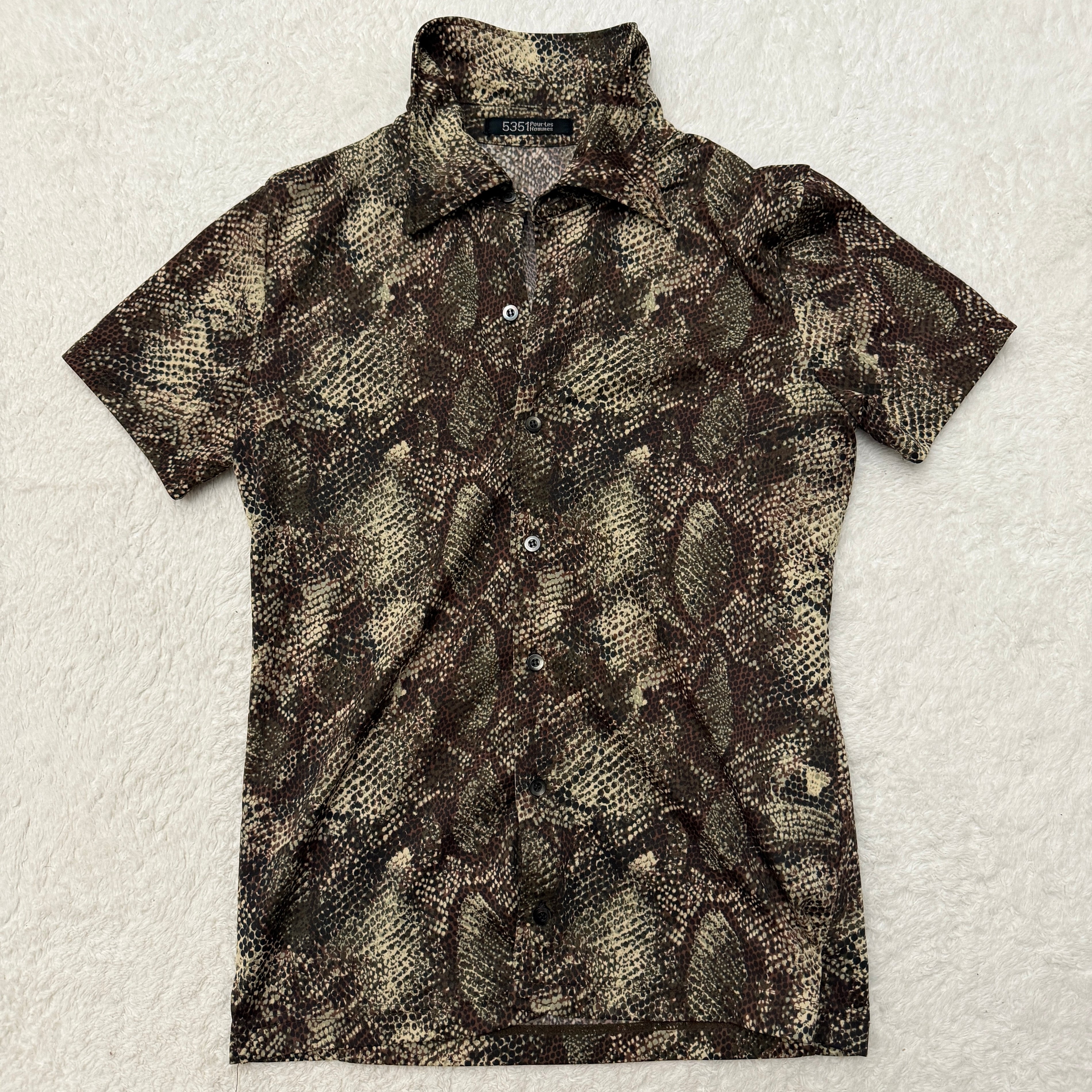 5351 Snakeskin Polo Shirt