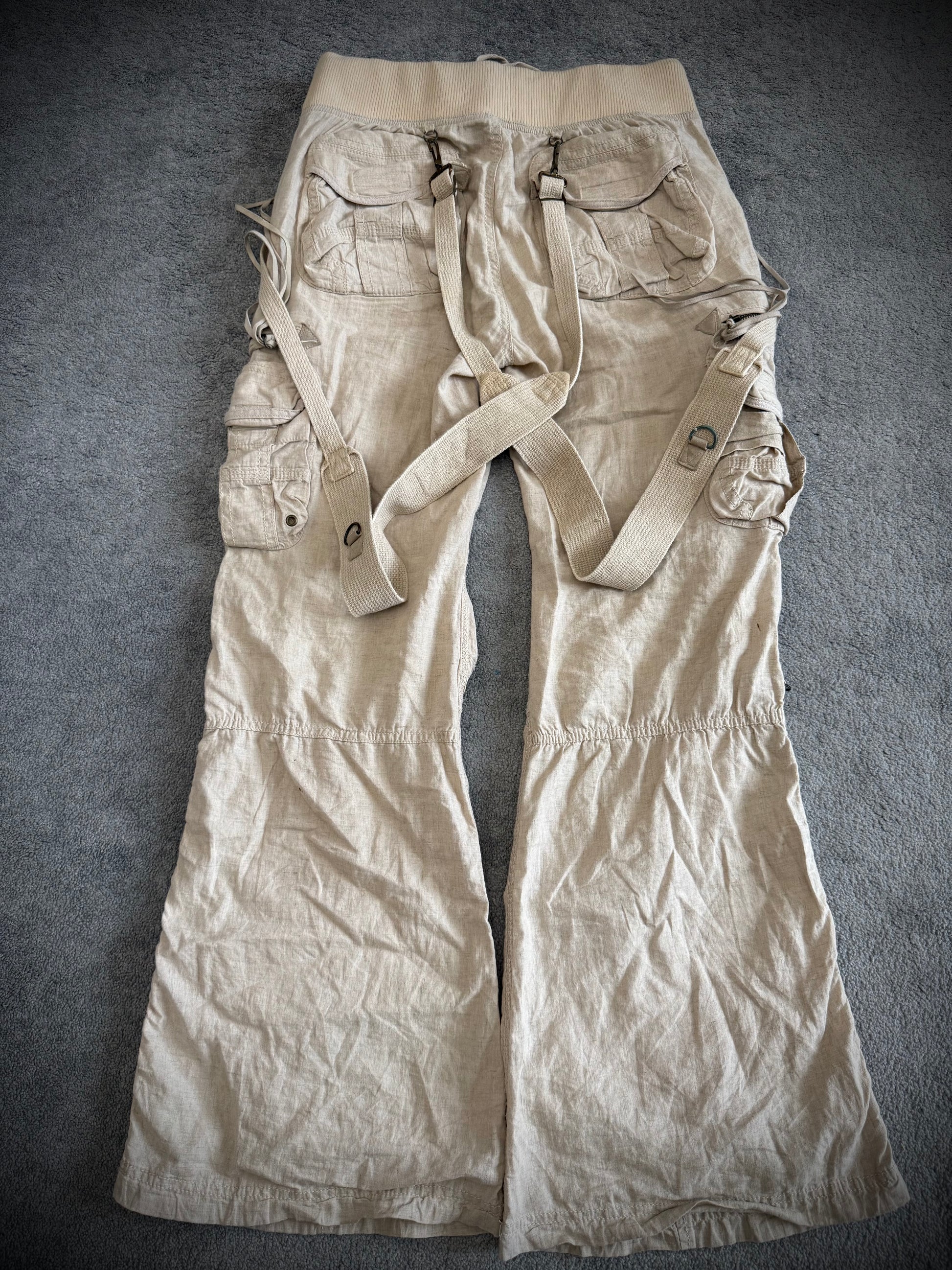 G.O.A flared suspender cargo pants