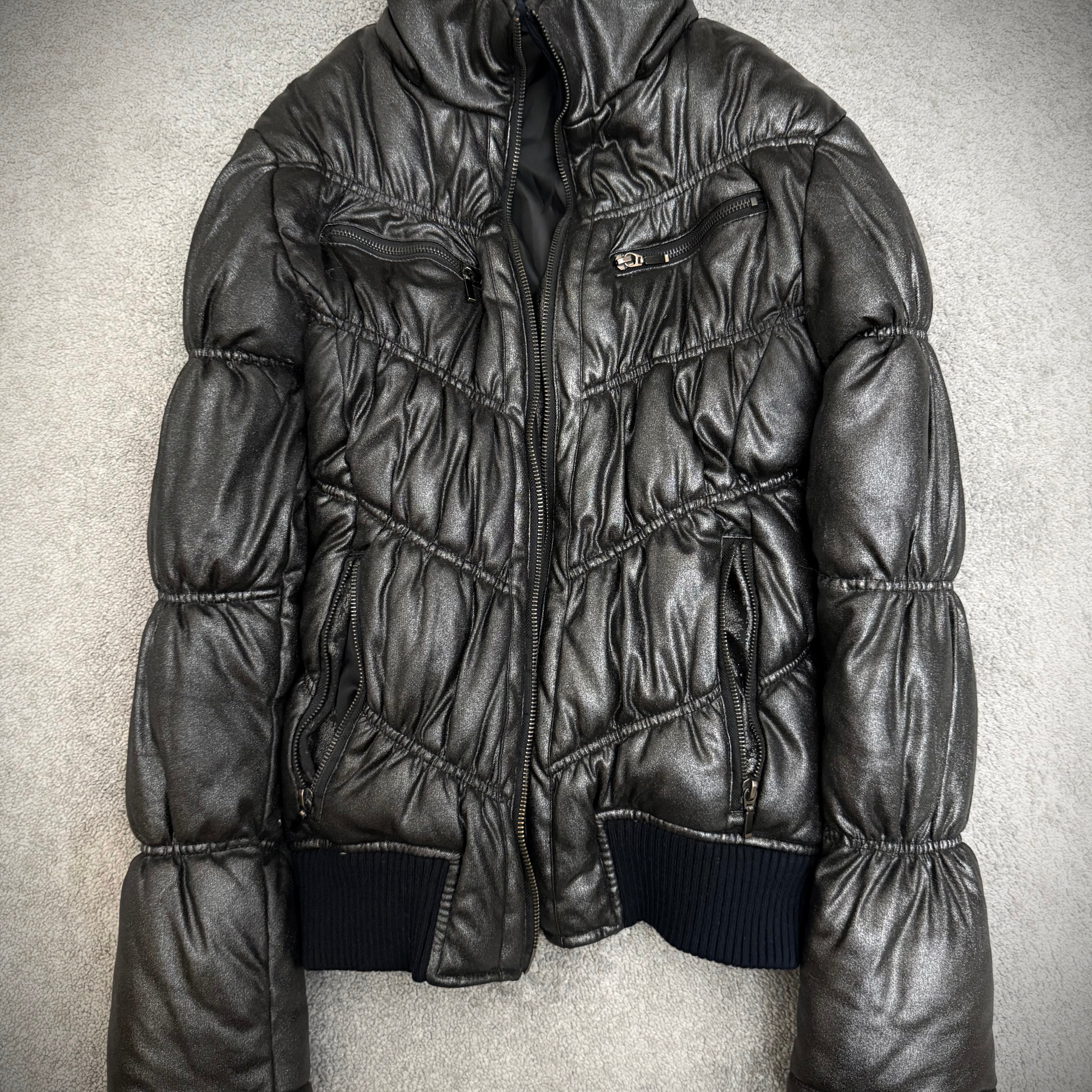 Jack Rose Quilted Waxed Puffer Jacket
