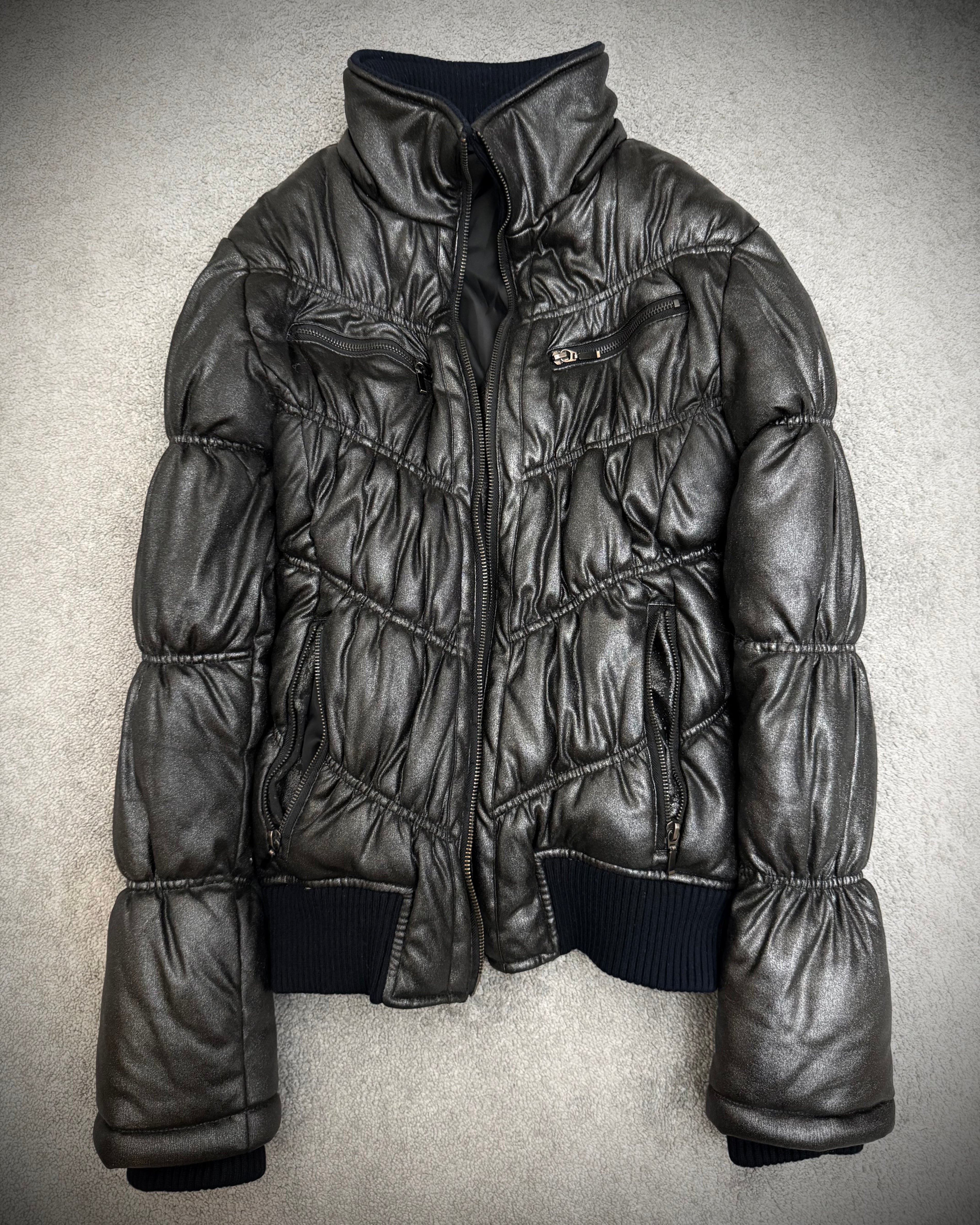 Jack Rose Quilted Waxed Puffer Jacket