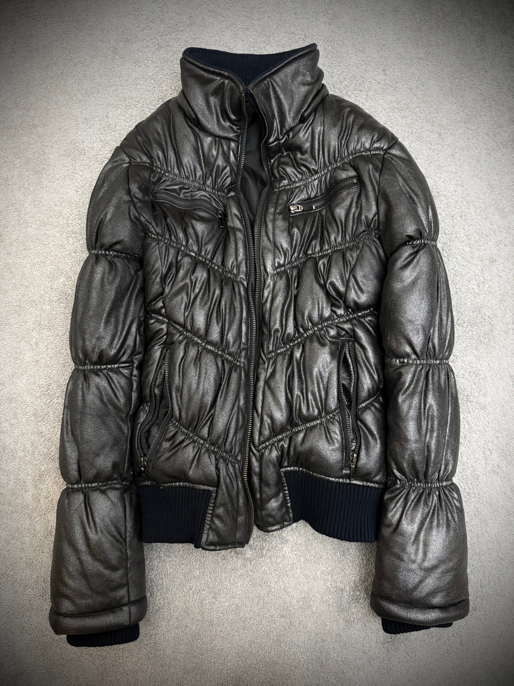 Jack Rose Quilted Waxed Puffer Jacket