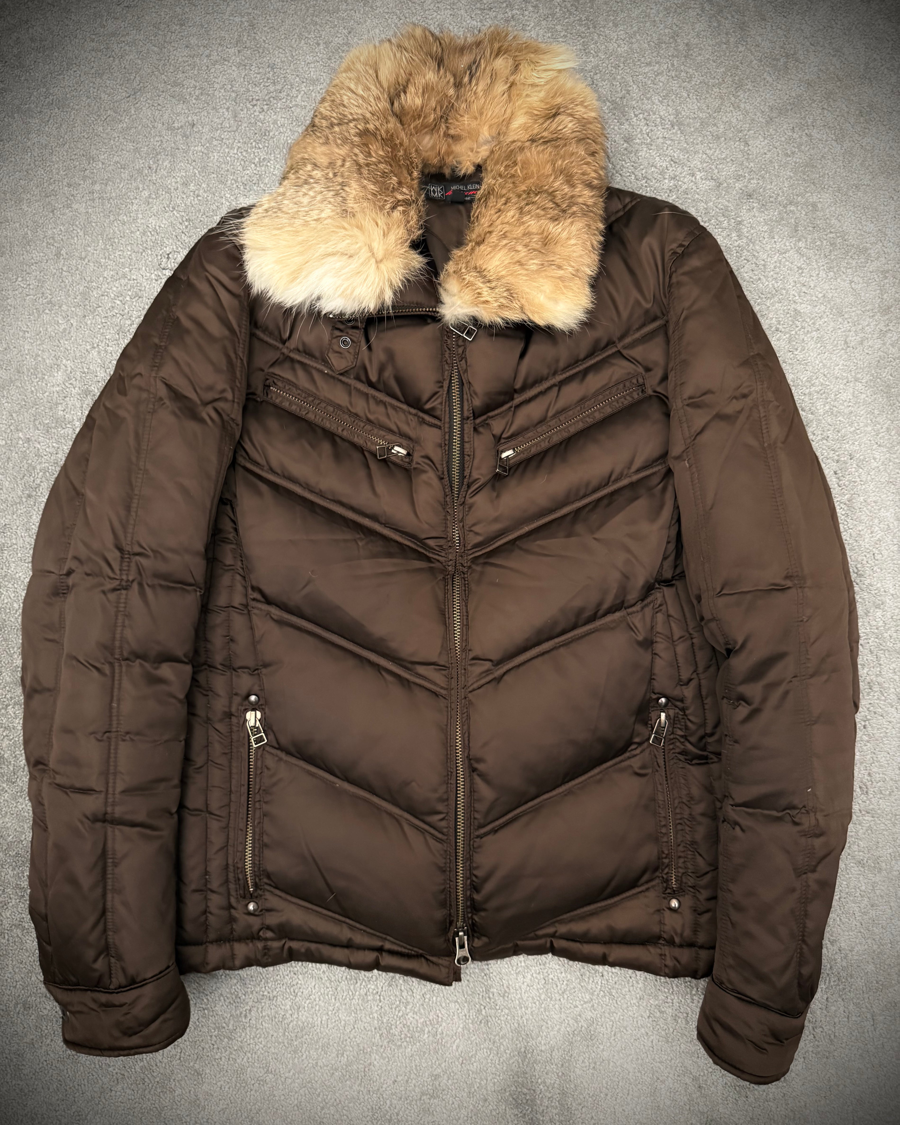 Michel Klein Rabbit Rabbit Fur Puffer Jacket