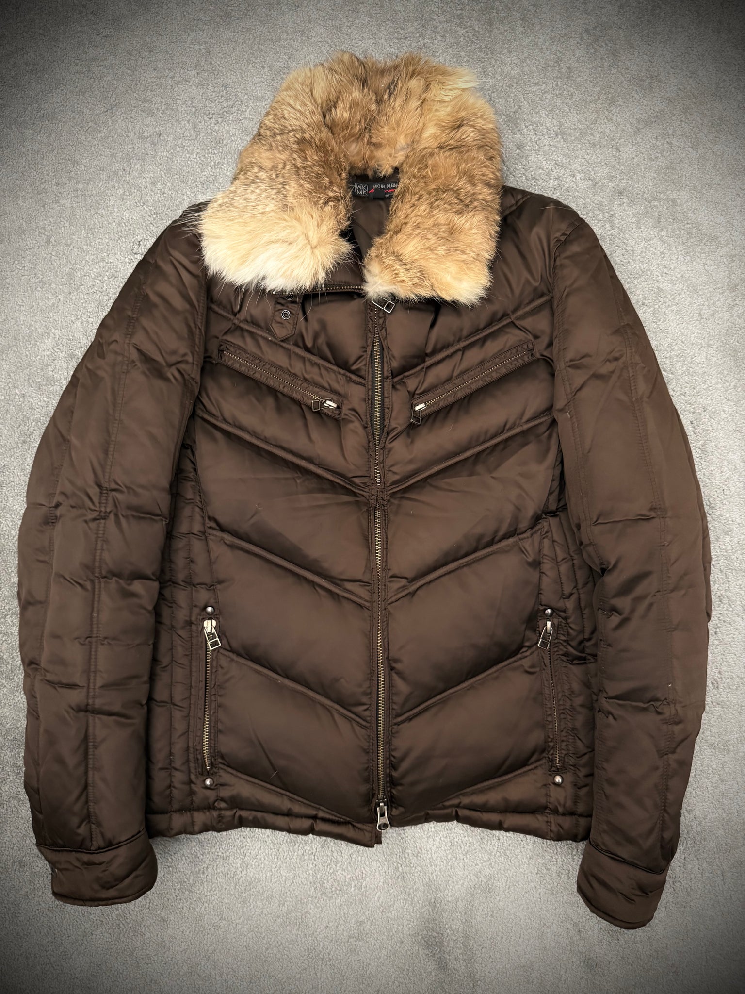 Michel Klein Rabbit Rabbit Fur Puffer Jacket