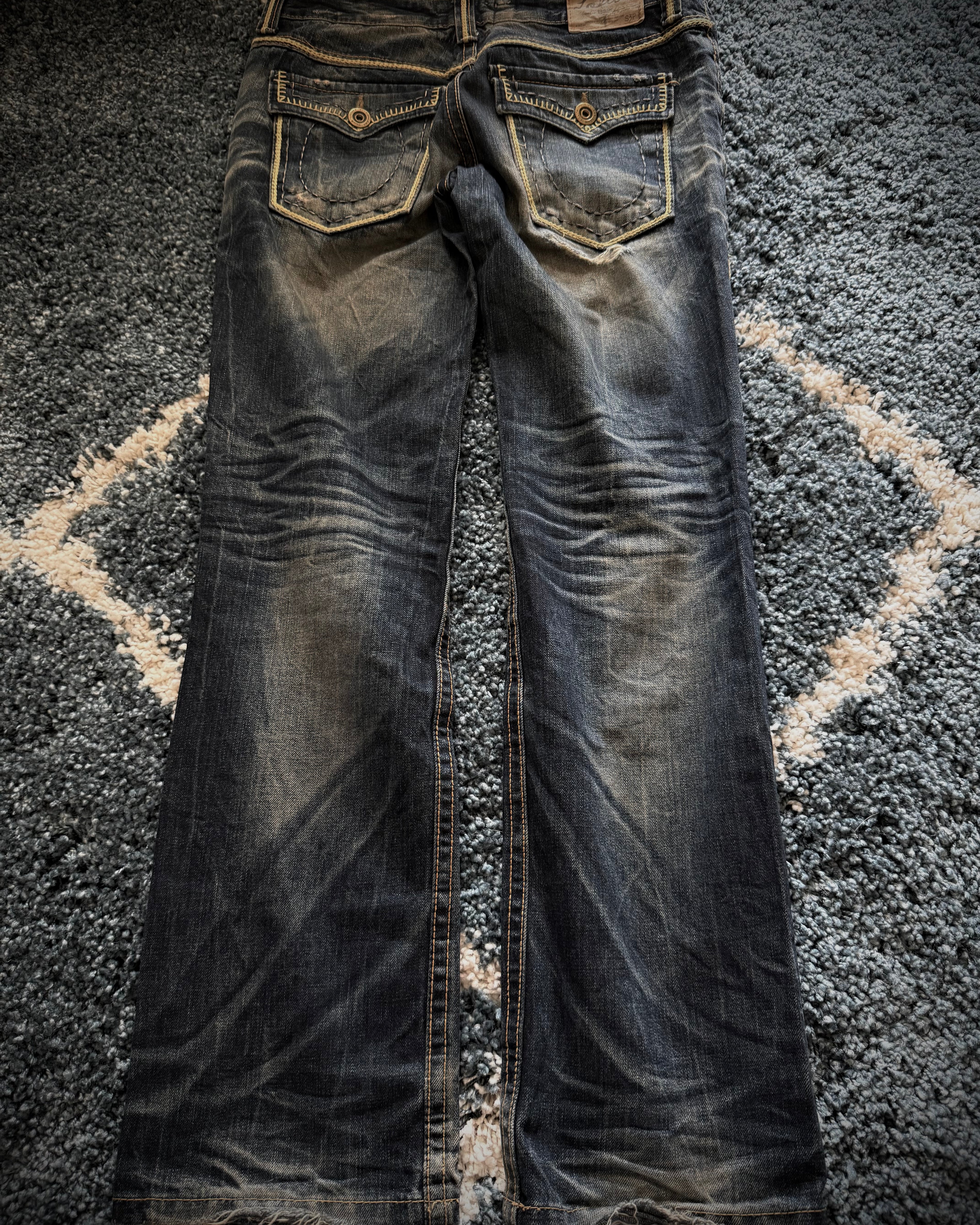 Lolita electric yellow flared jeans