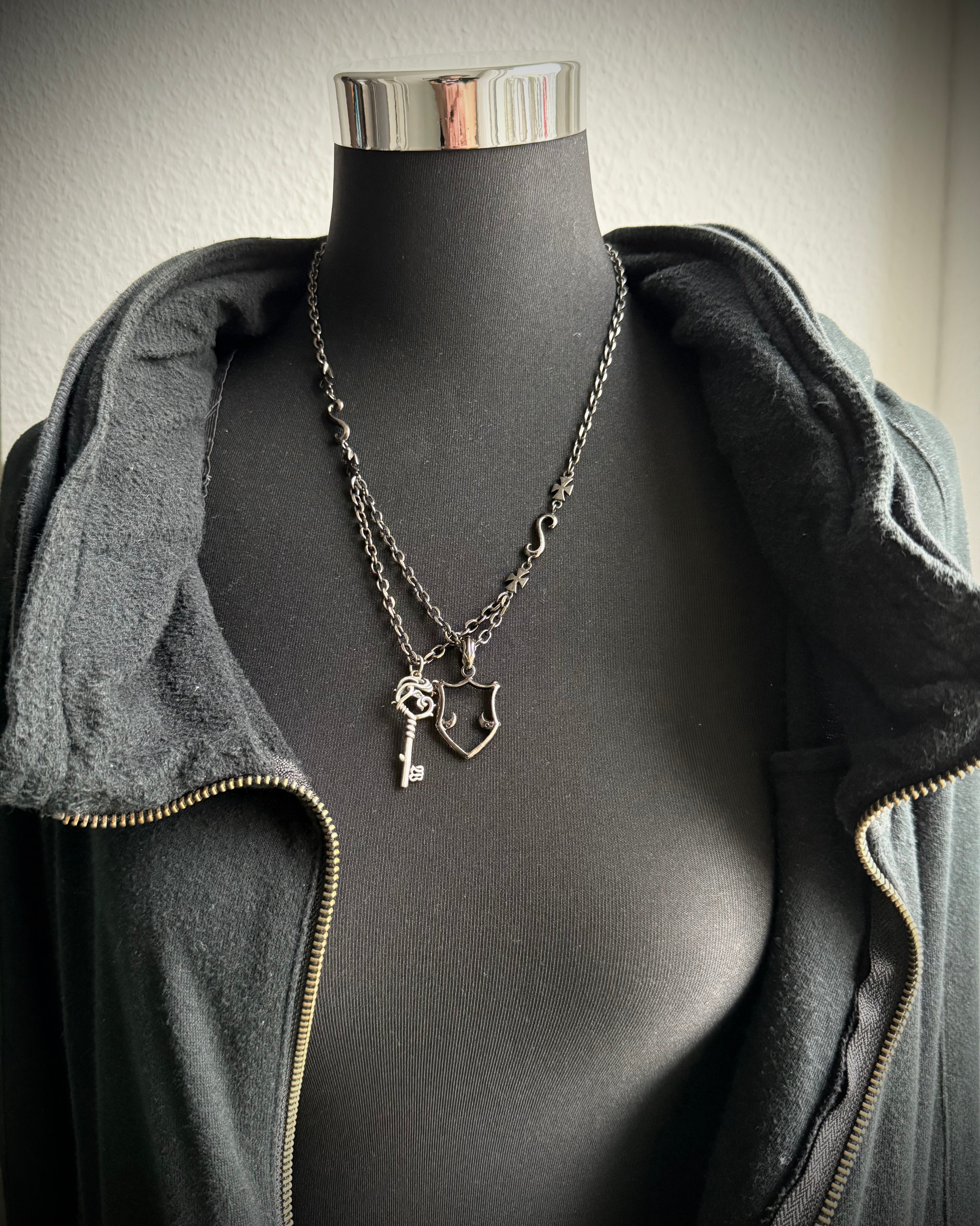 William Wallace Tribal Key Necklace